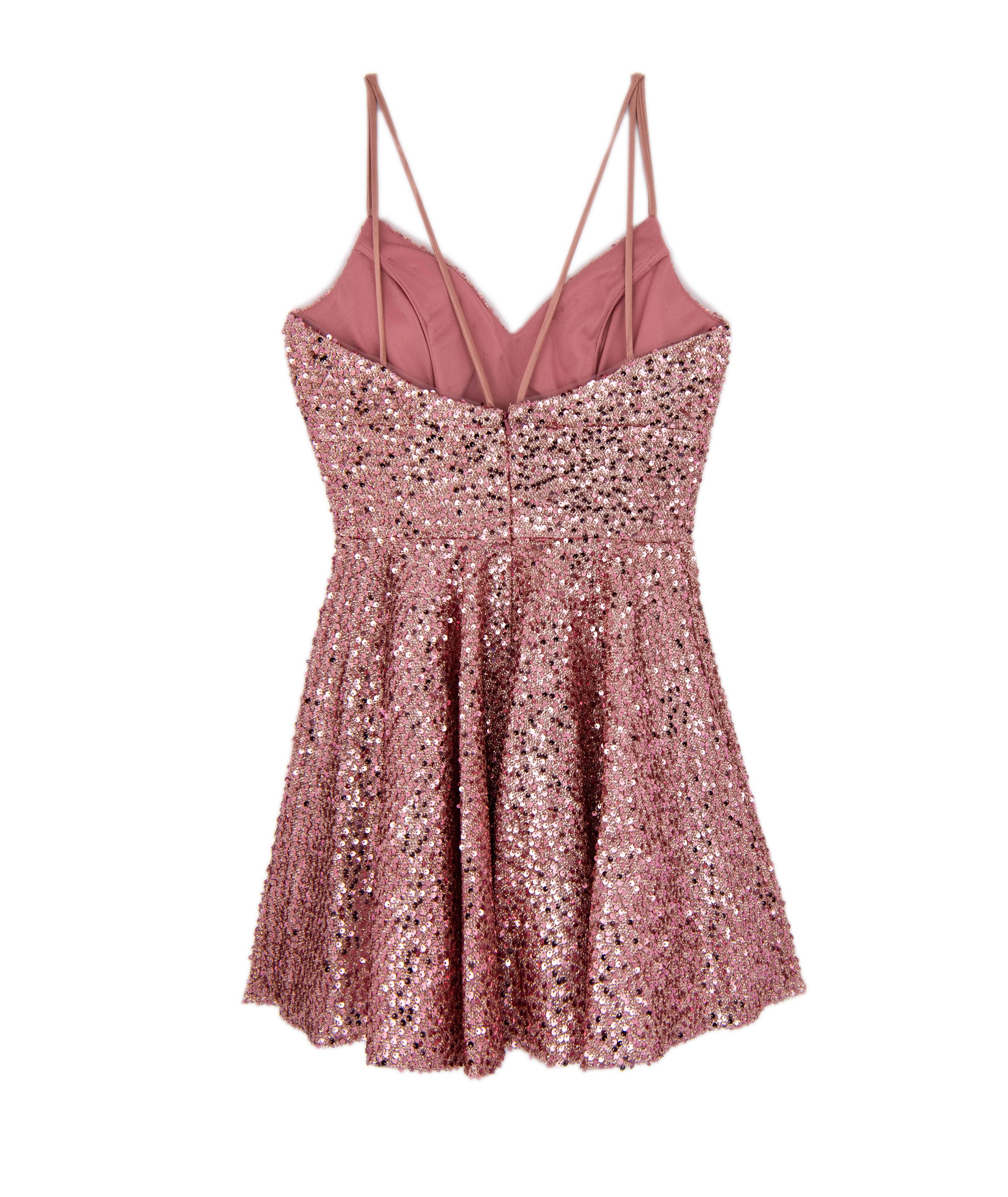 Alyce Women Pink Sequin Mariana Dress Girls Special Dresses Alyce