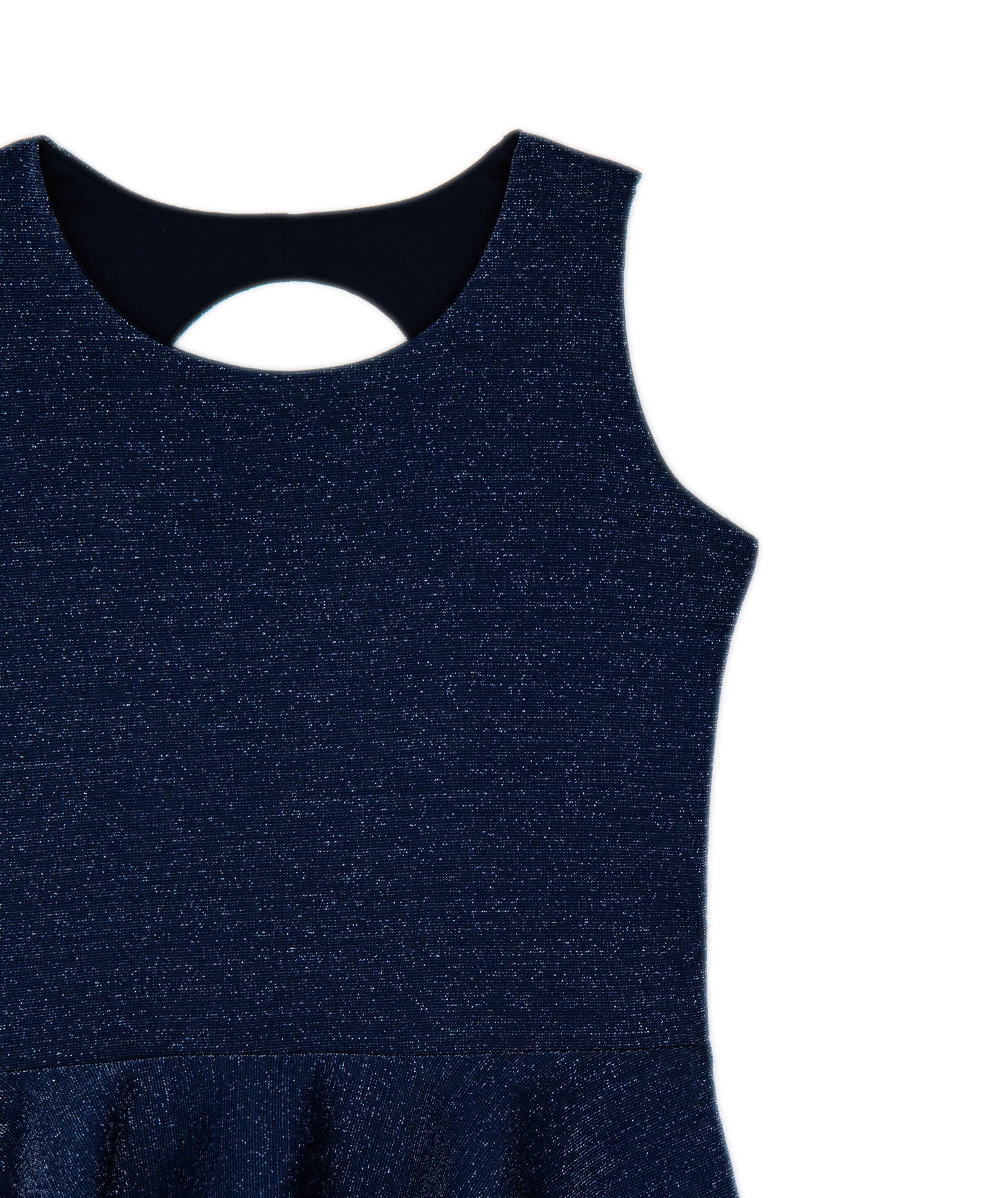 By Debra Girls Anne Navy/Silver Fit and Flare Dress Girls Special Dresses By Debra