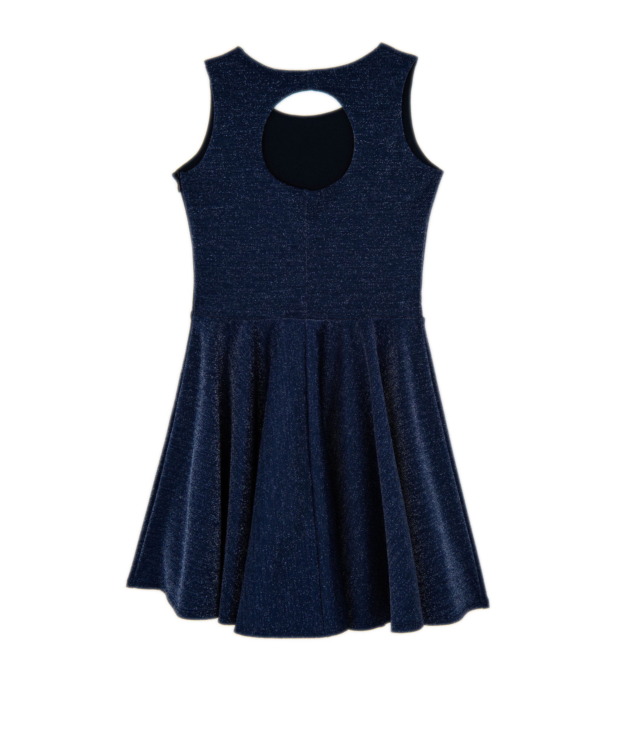 By Debra Girls Anne Navy/Silver Fit and Flare Dress Girls Special Dresses By Debra