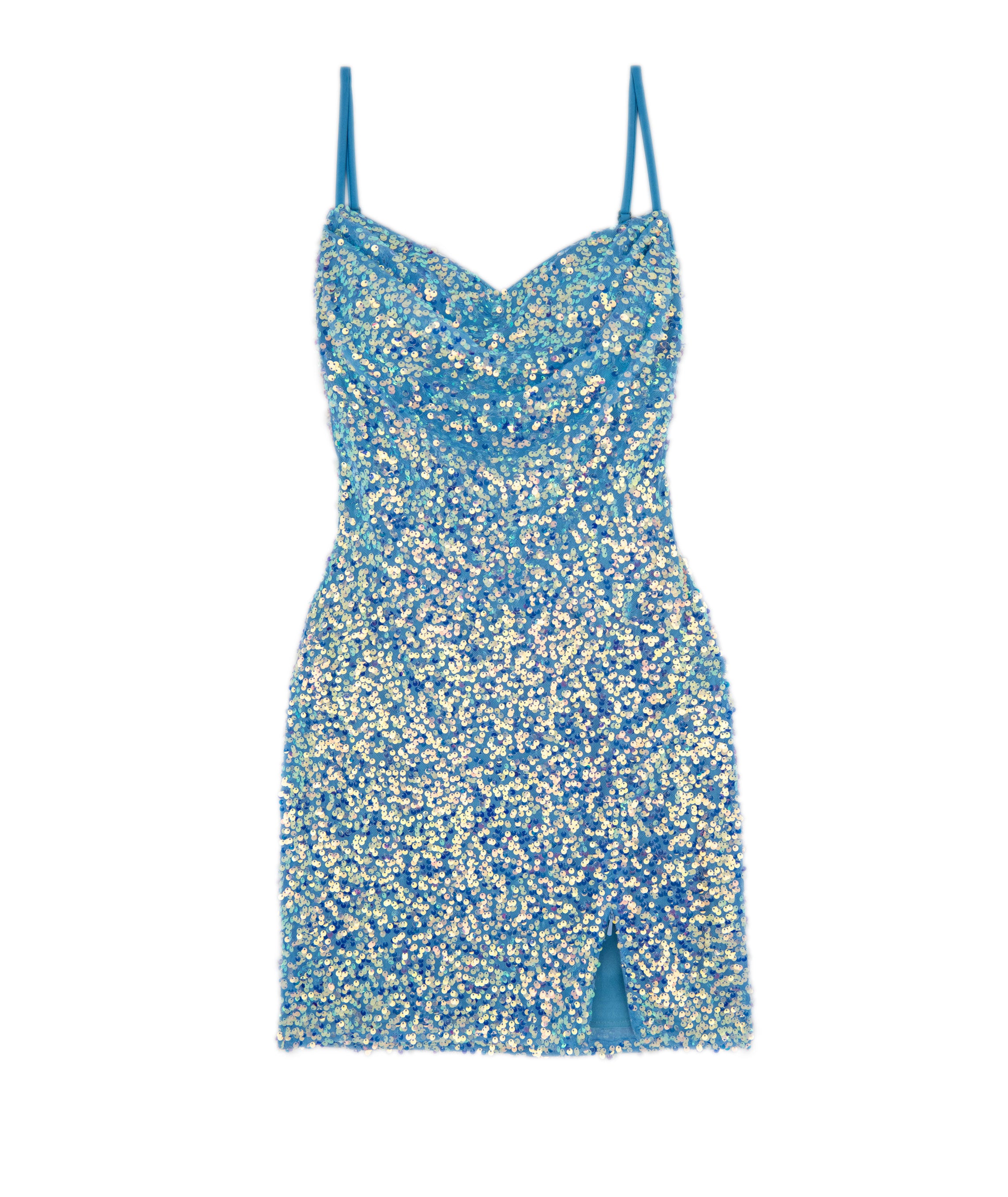 Alyce Women Rosie Soft Sequin Lace Up Dress Girls Special Dresses Alyce Light Blue Juniors/Women 000