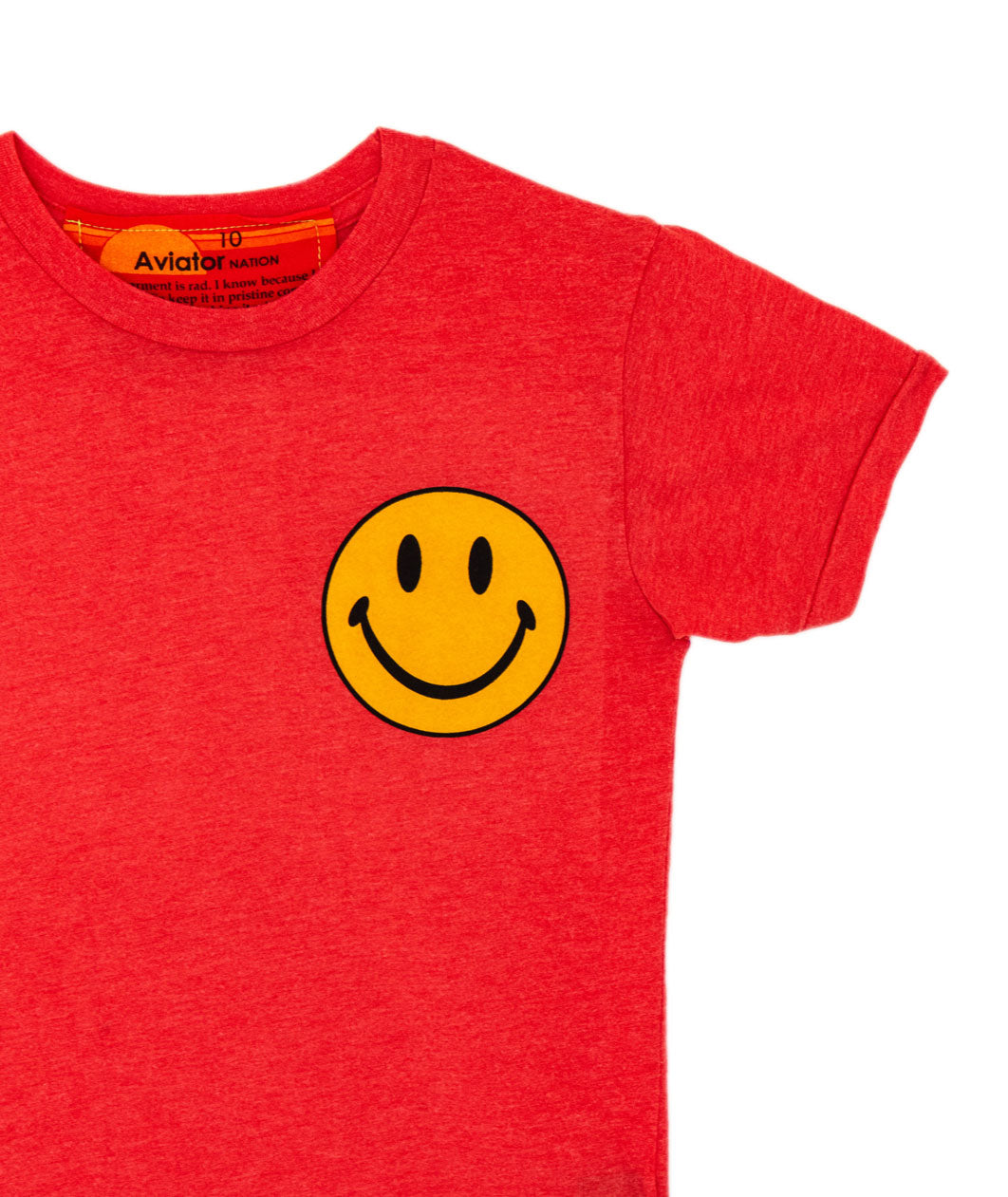 Aviator Nation Kids Smiley 2 Tee Girls Casual Tops Aviator Nation