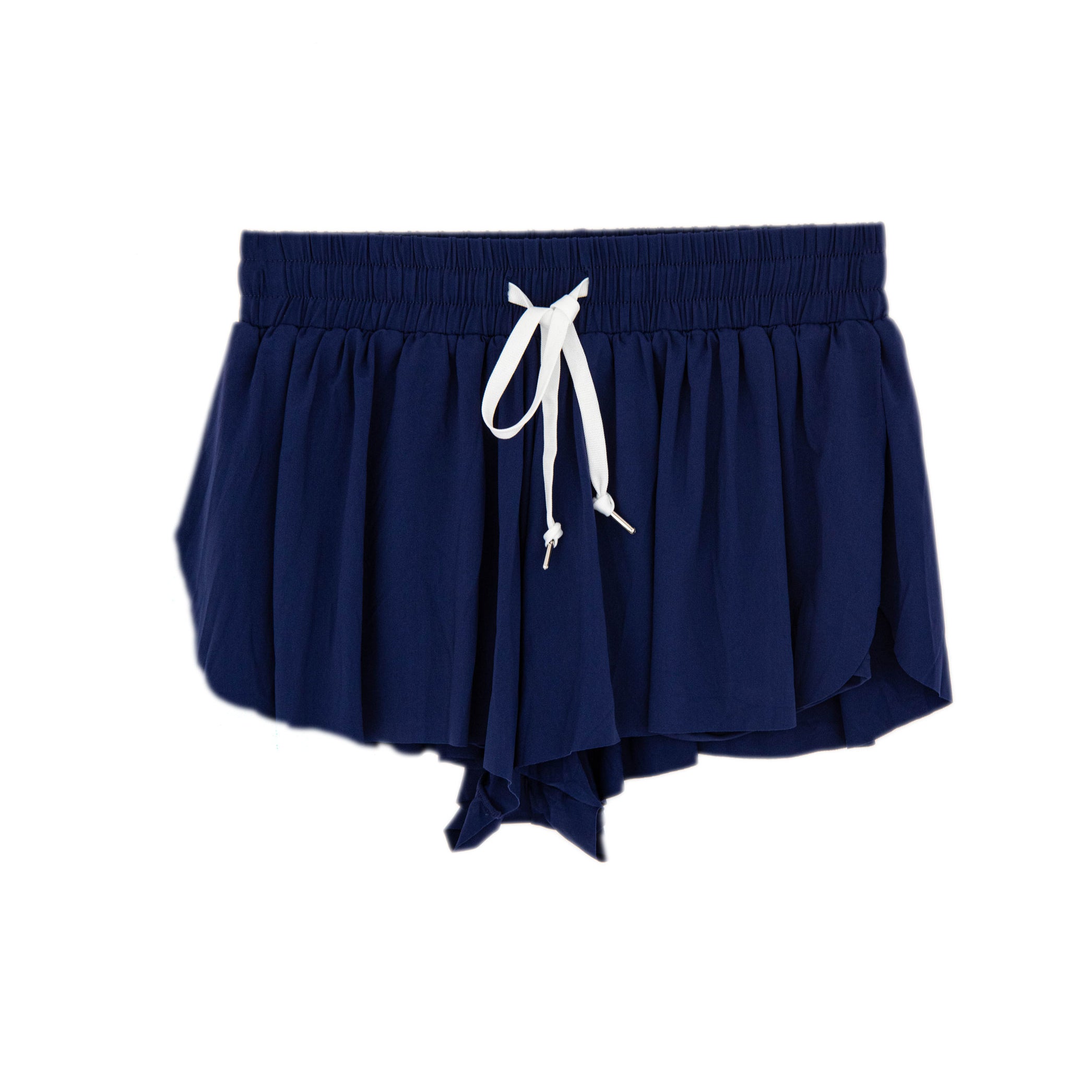 Katie J NYC Juniors Farrah Shorts Womens Casual Bottoms Katie J NYC Blue Juniors/Women XS