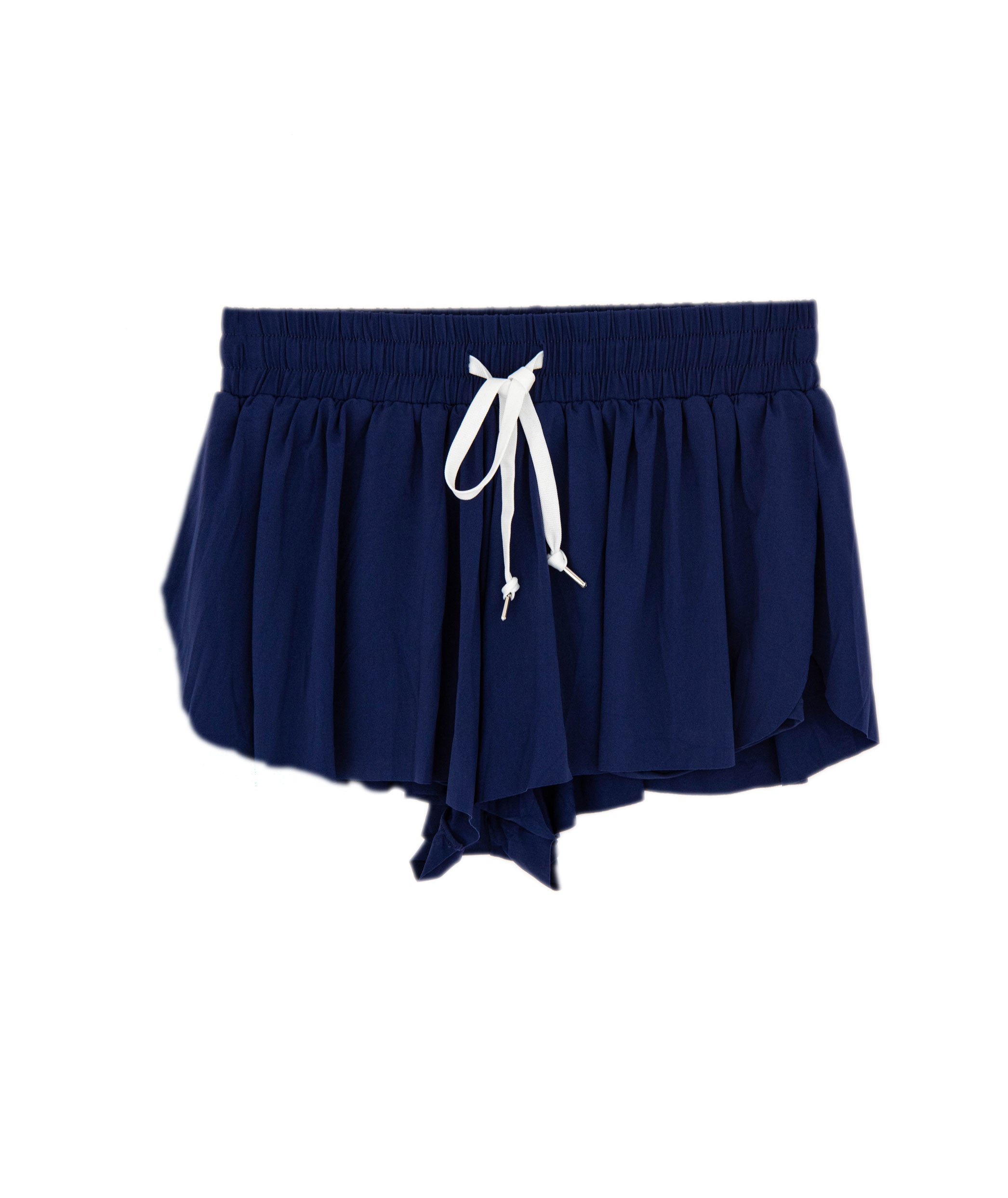 Katie J NYC Juniors Farrah Shorts Womens Casual Bottoms Katie J NYC Blue Juniors/Women XS