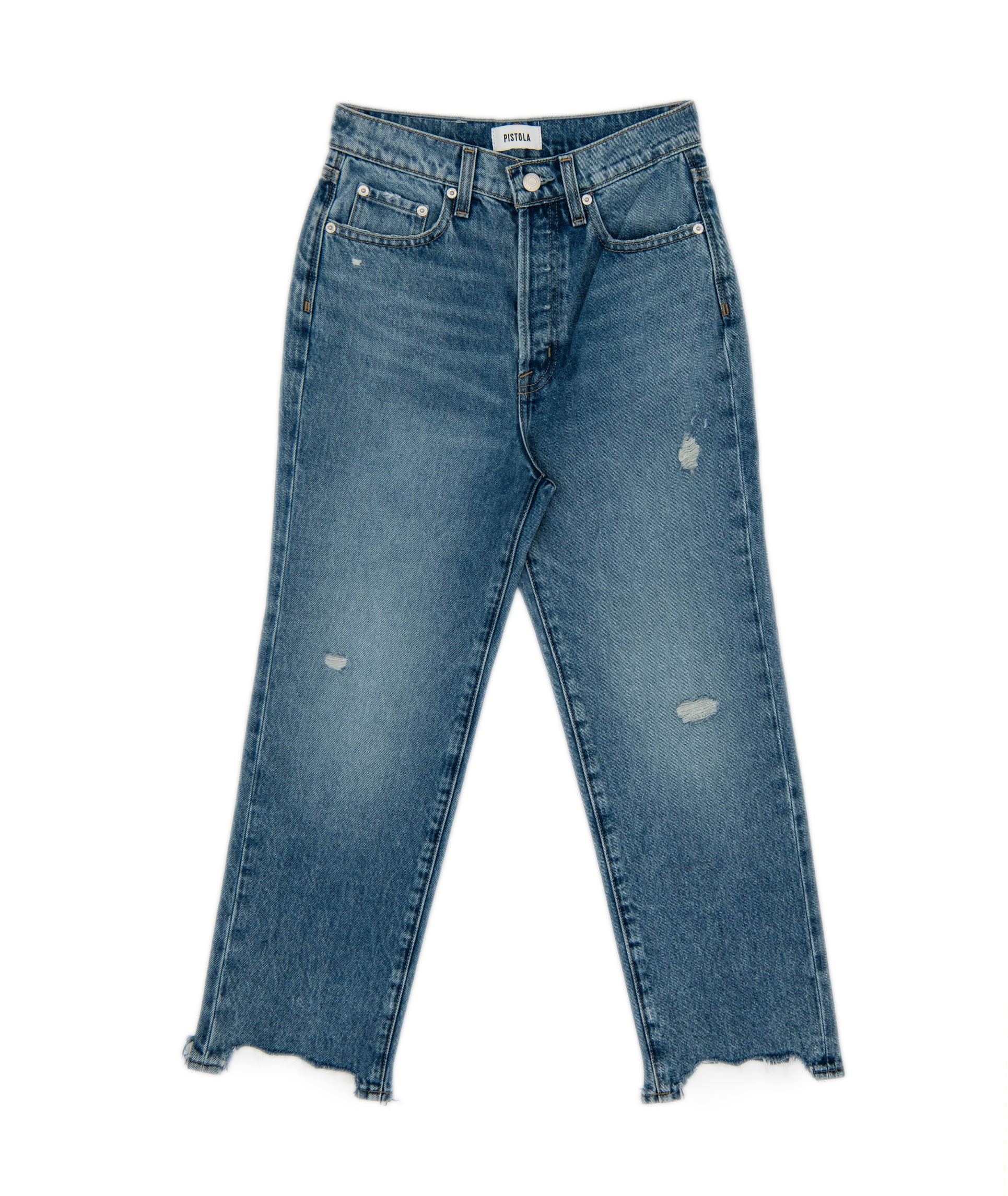 Pistola Women Cassie Crop Jeans Fairside Vintage Distressed/seasonal womens Pistola