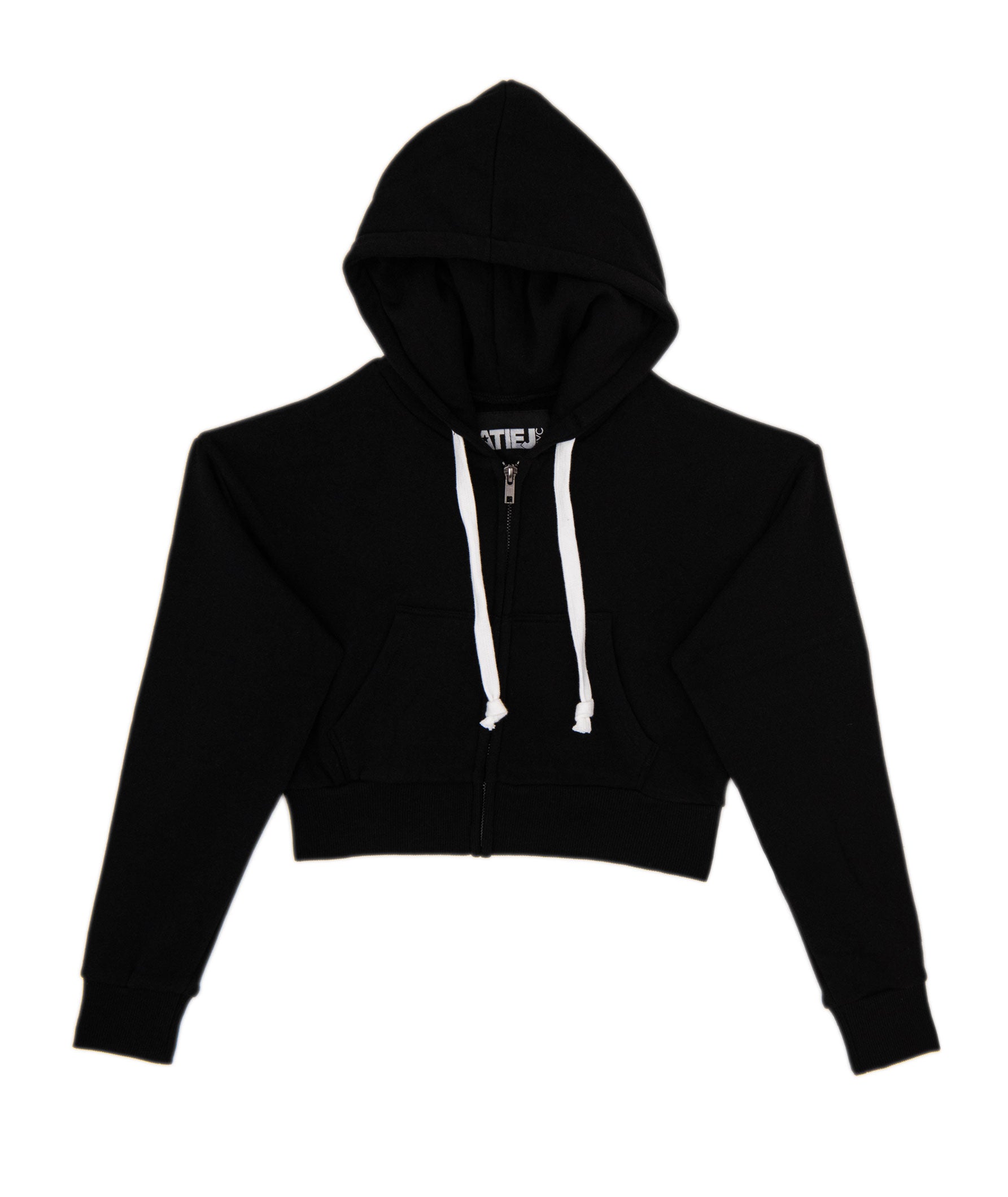 Katie J NYC Girls Dylan Crop Zip Hoodie Girls Casual Tops Katie J NYC