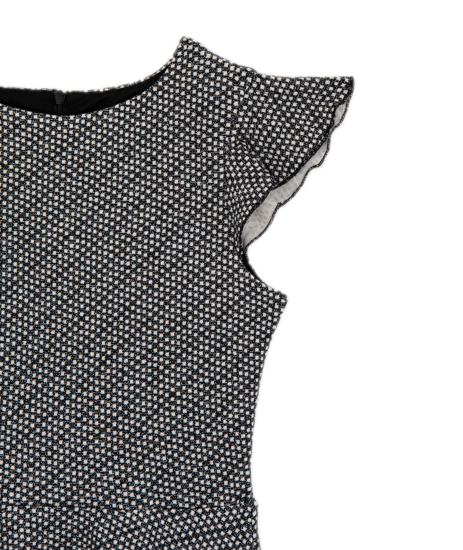 By Debra Girls Sara Black/White 3 Tier Dress Girls Special Dresses By Debra