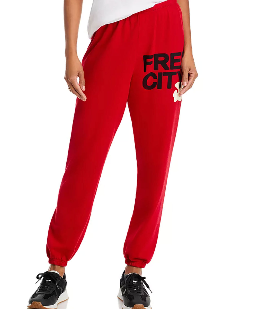 The All Over Heart Sweatpants - Cream/Red – KULE