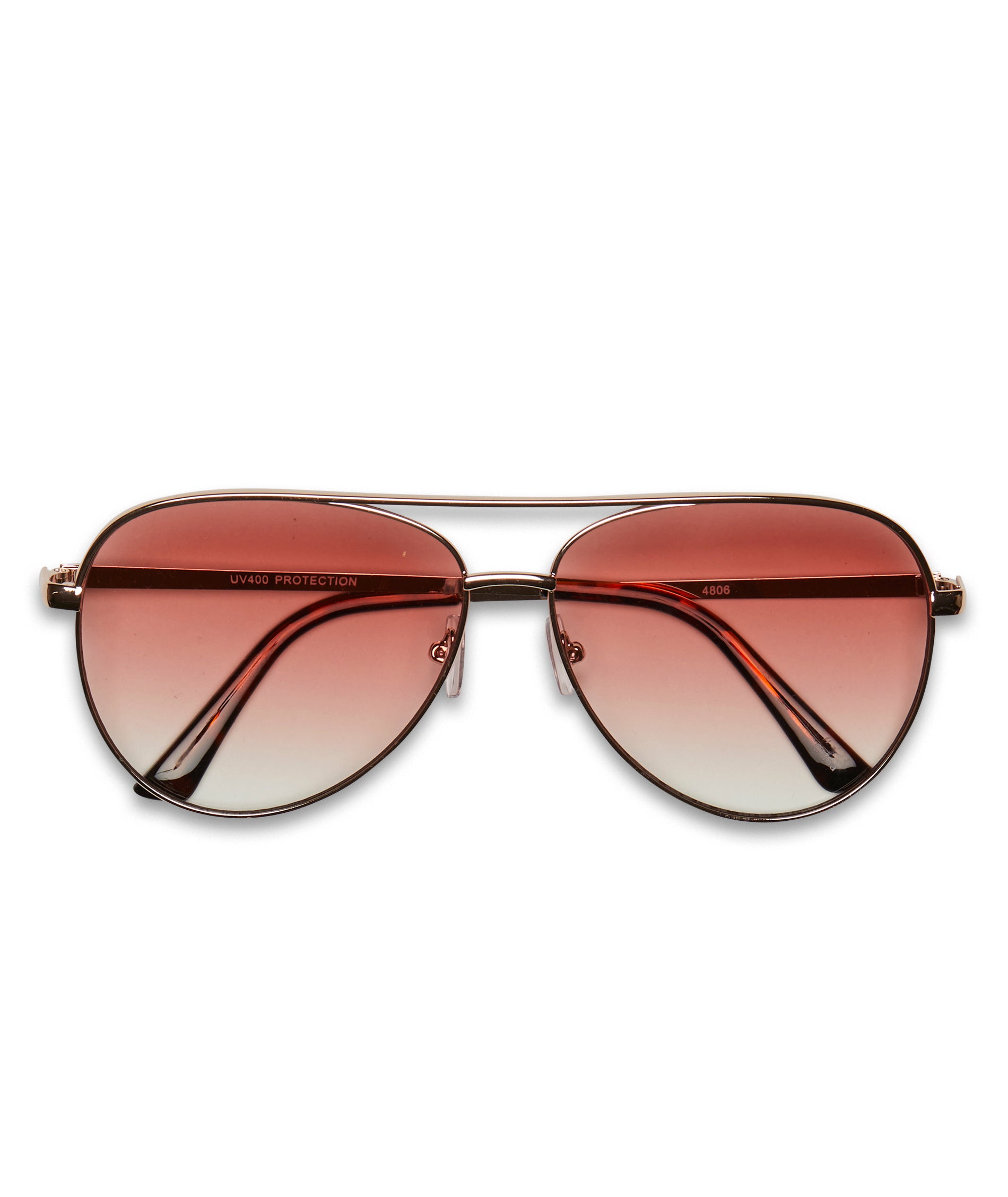 Harlow Aviator Sunglasses Accessories Frankie's Exclusives Gold/Pink Juniors/Women One Size Fits Most