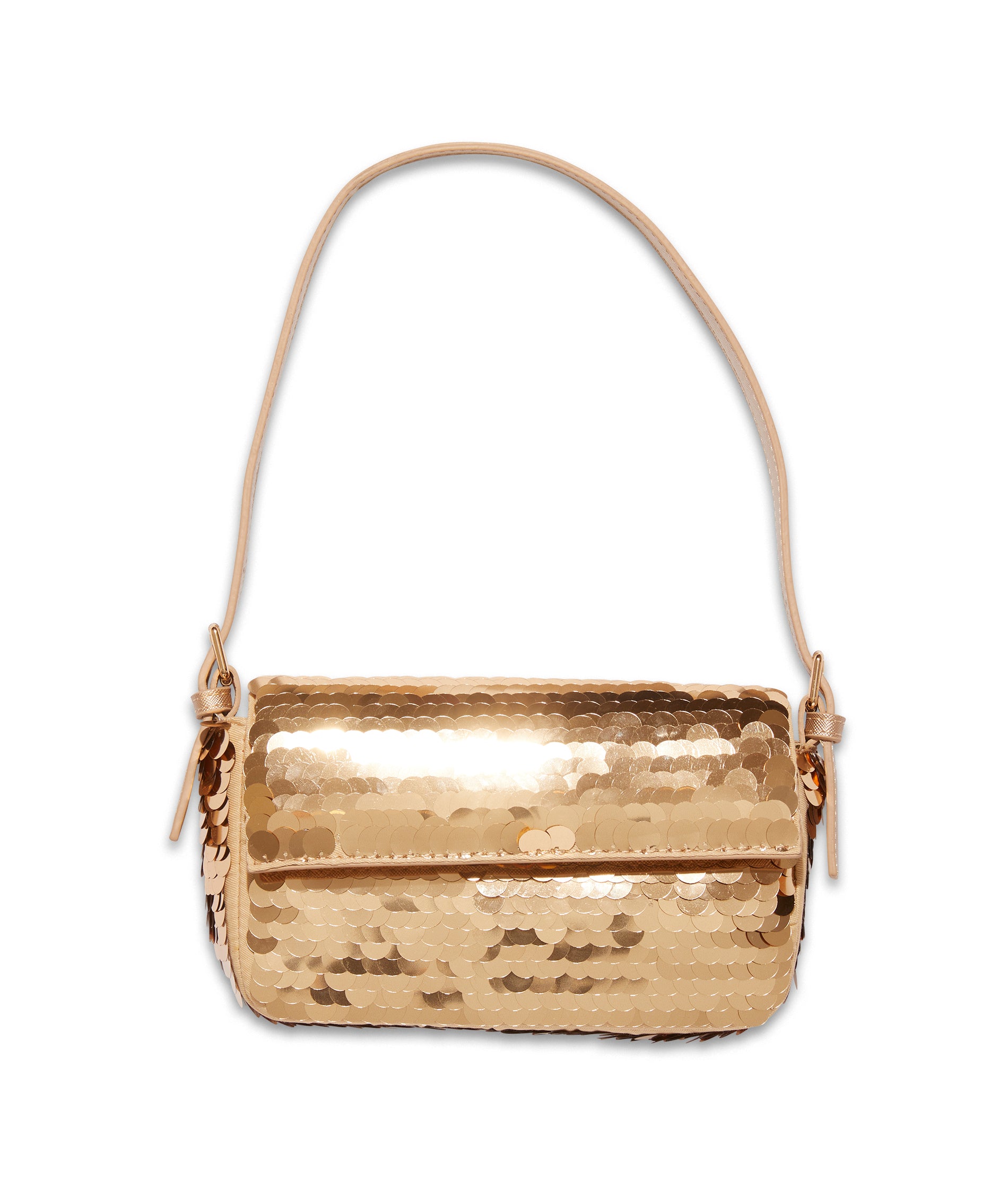 Evelina Disc Sequin Crossbody Bag Accessories Frankie's Exclusives Gold