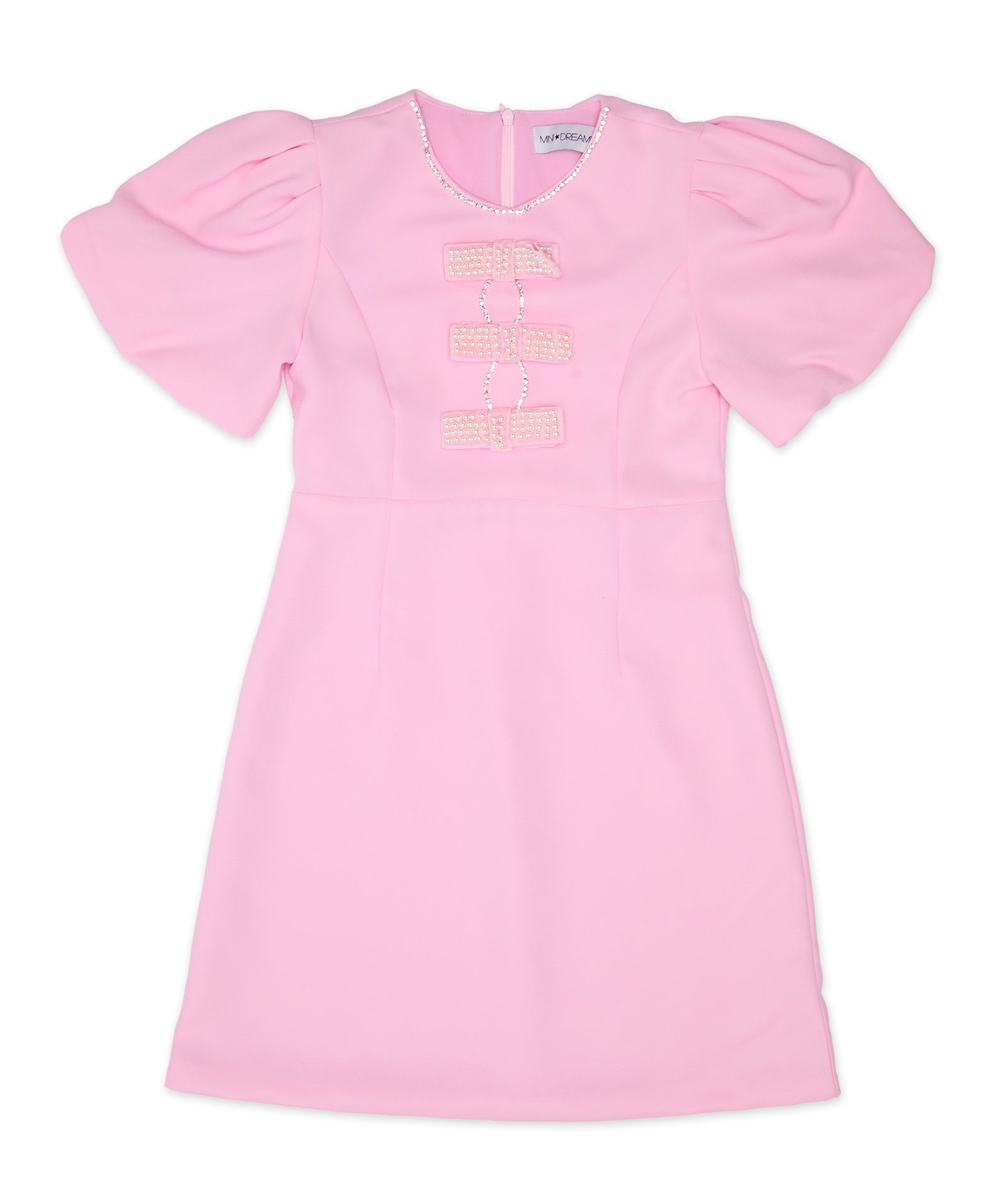 Mini Dreamers Girls Angie Bow Dress Girls Special Dresses Mini Dreamers