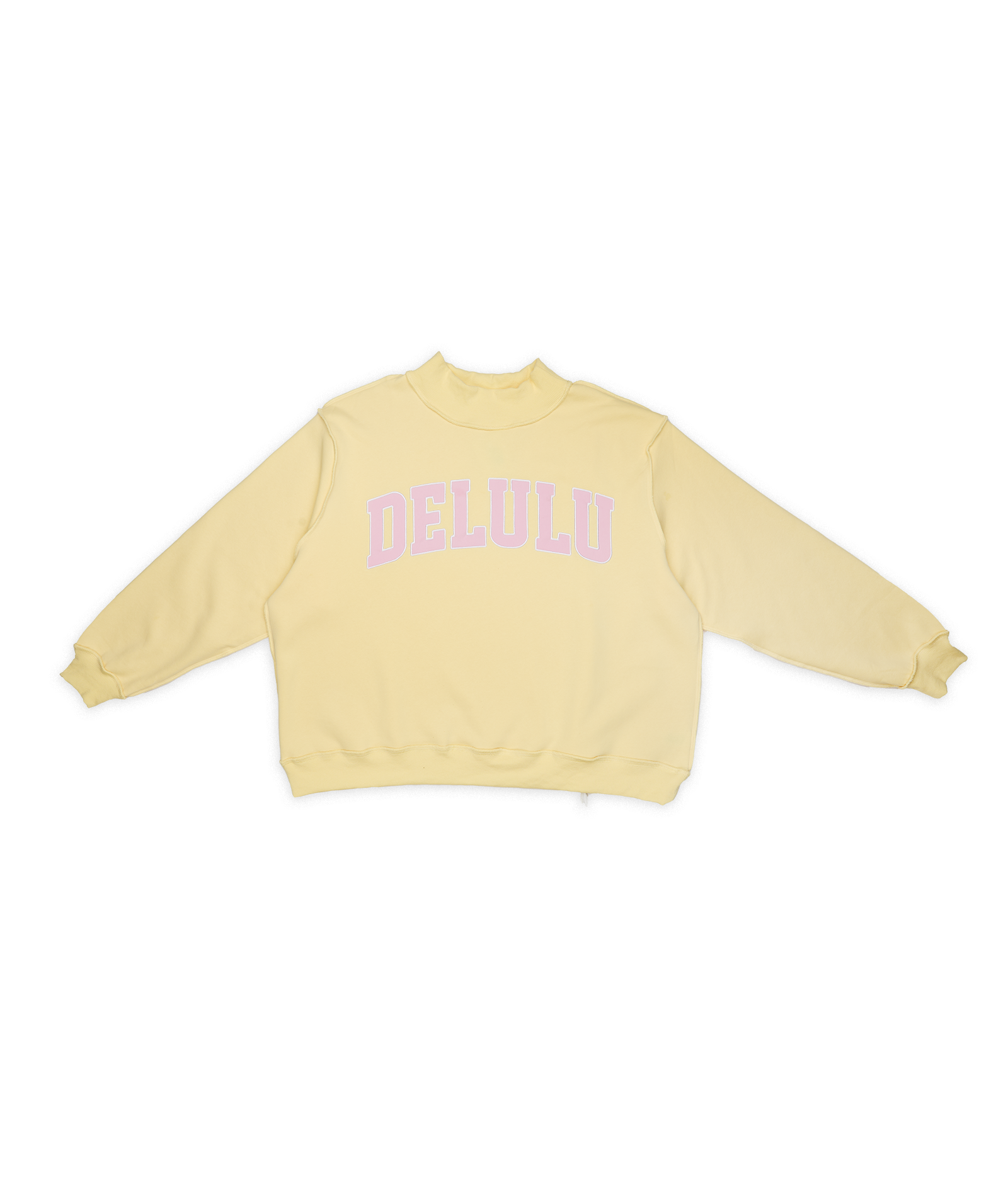 8apart Women Delulu Mock Neck Crew Sweatshirt Womens Casual Tops 8apart