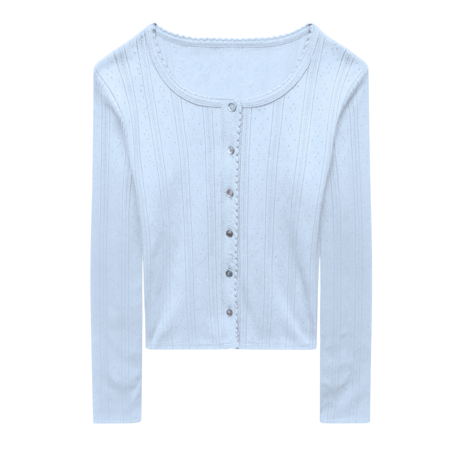 Katie J NYC Girls Marina Cardigan Girls Casual Tops Katie J NYC Baby Blue Y/S (7/8)