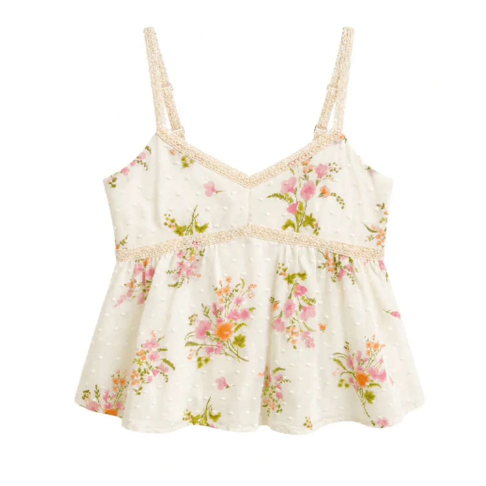 Katie J NYC Girls Vintage Wildflower Bloom Top Girls Casual Tops Katie J NYC Floral Y/S (7/8)