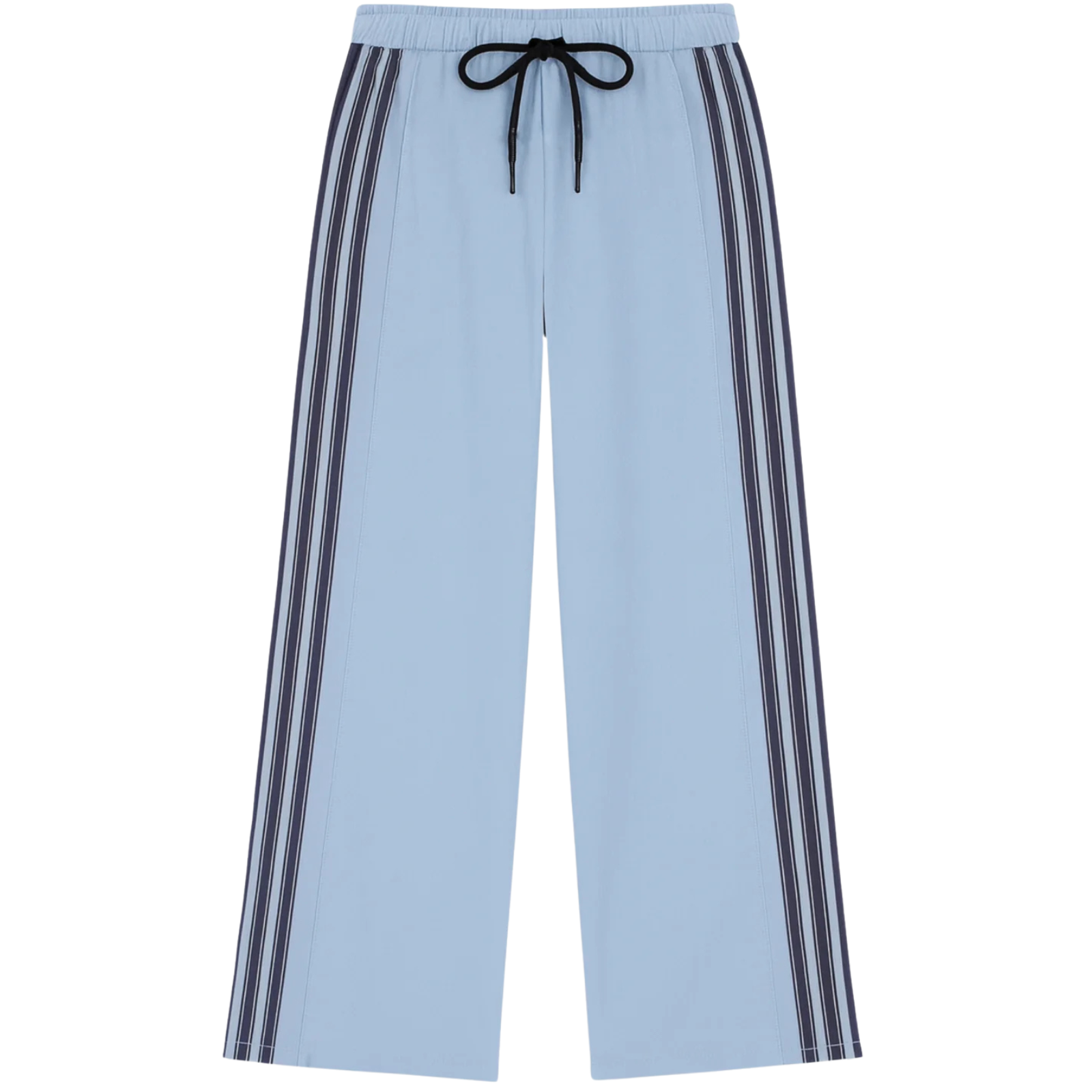 Katie J NYC Girls Becky Track Pants Baby Blue/Evening Blue Girls Casual Bottoms Katie J NYC Baby Blue Y/S (7/8)
