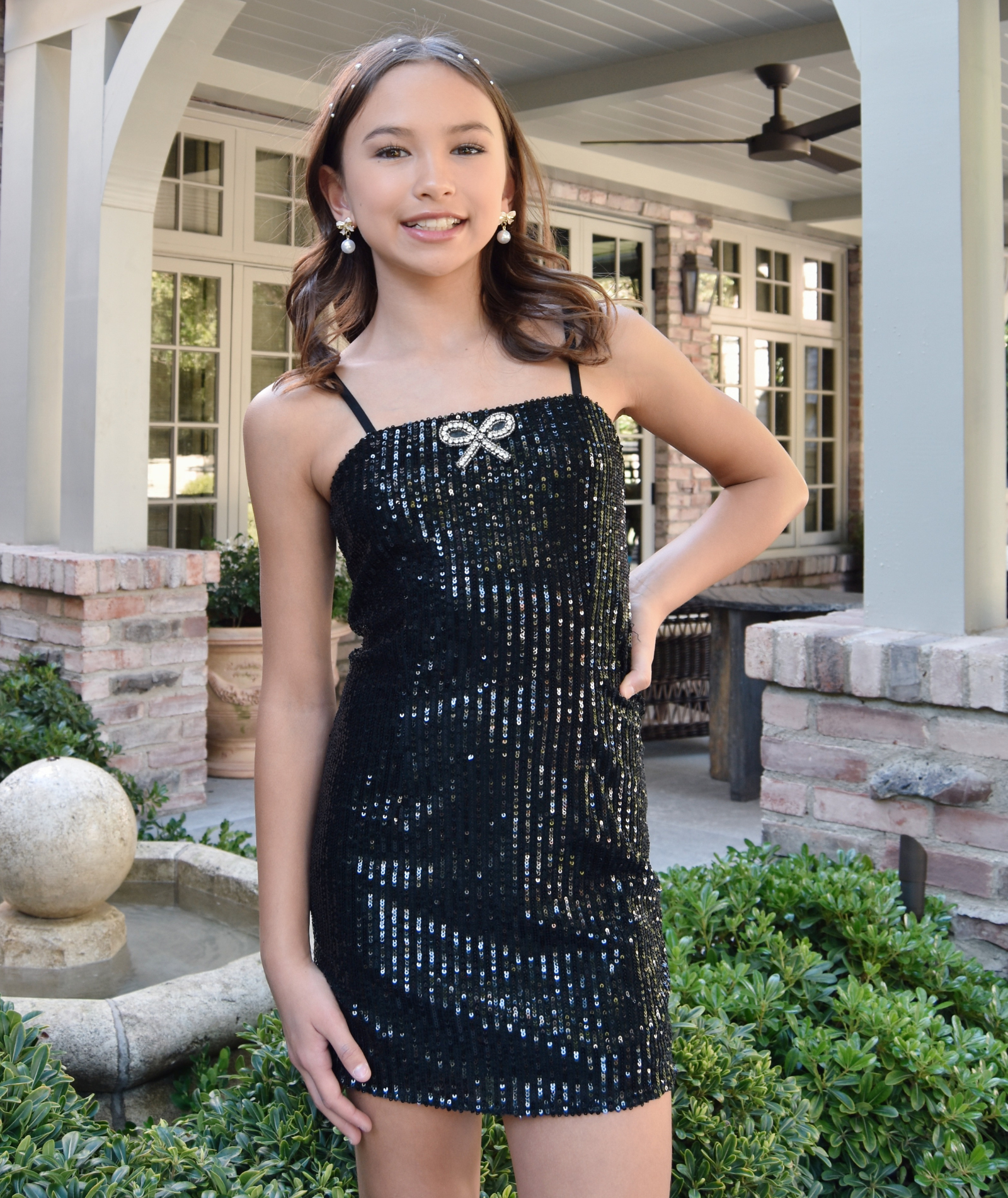 Love Shack Fancy Girls Camira Dress Black Girls Special Dresses Love Shack Fancy