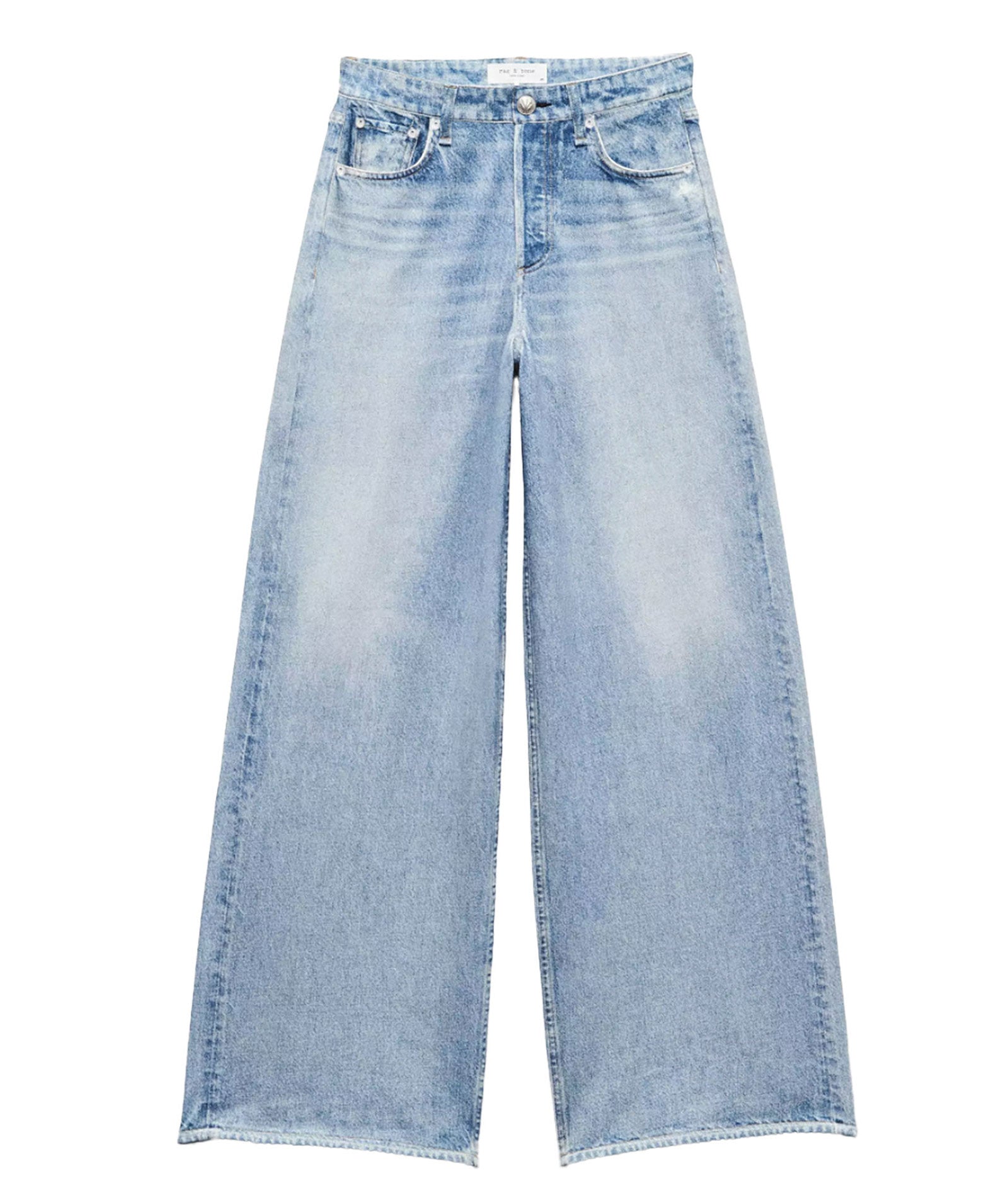 Rag & Bone Women Miramar Terry Sofie Wide Pants Raily Womens Denim Rag & Bone