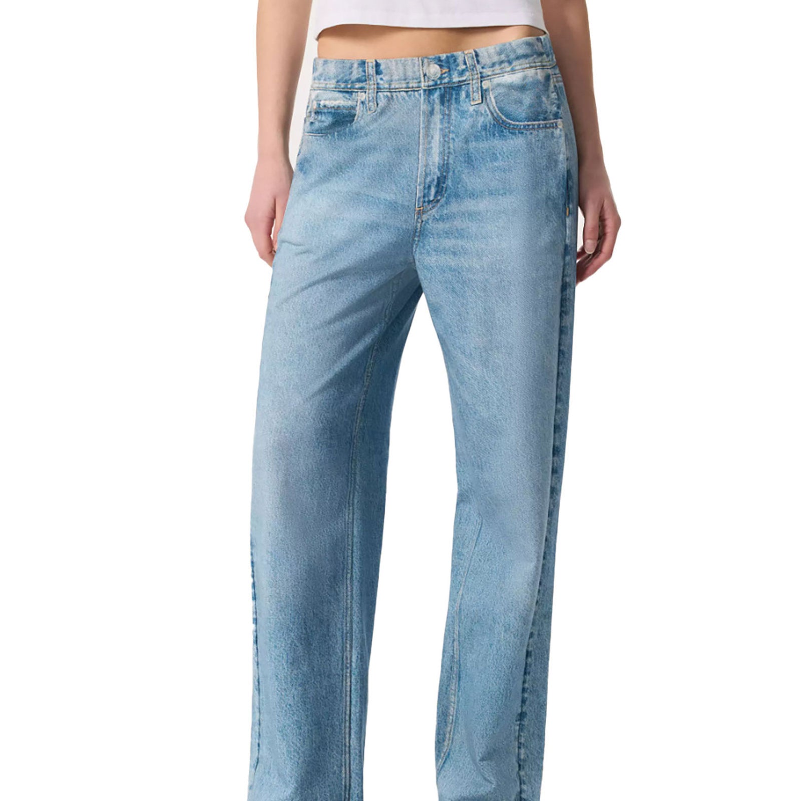 Rag & Bone Women Miramar Terry Wide Leg Pants Valentina Womens Denim Rag & Bone Denim Juniors/Women XXS