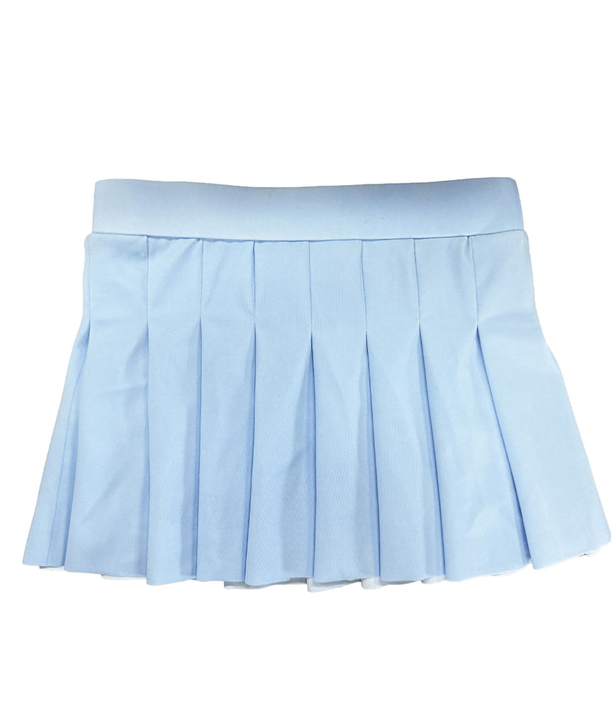 Shade Critters Girls Pleated Active Skirt Girls Casual Bottoms Shade Critters Blue Y/S (7/8) 