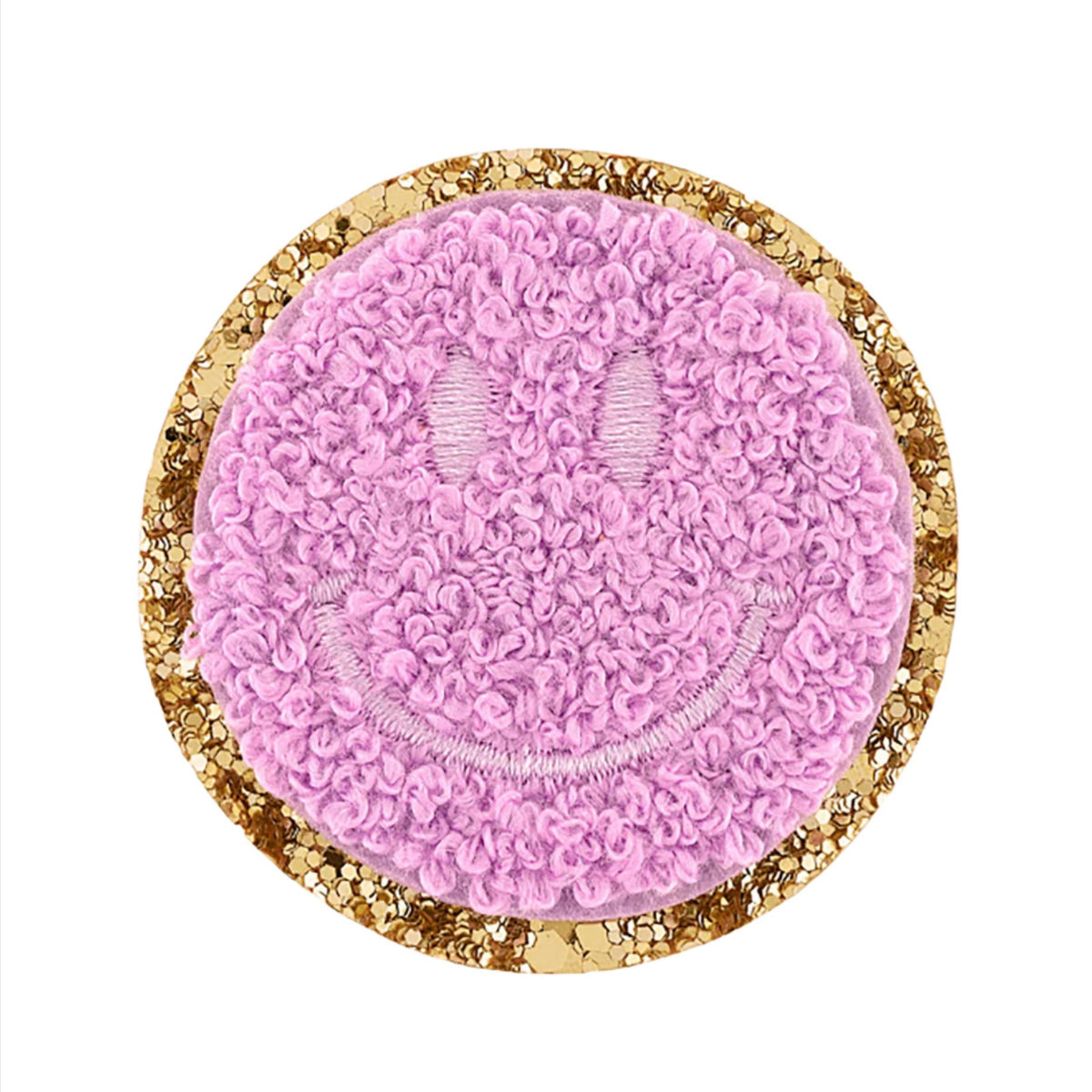 Stoney Clover Glitter Smiley Face Patch Accessories Stoney Clover Lane Grape