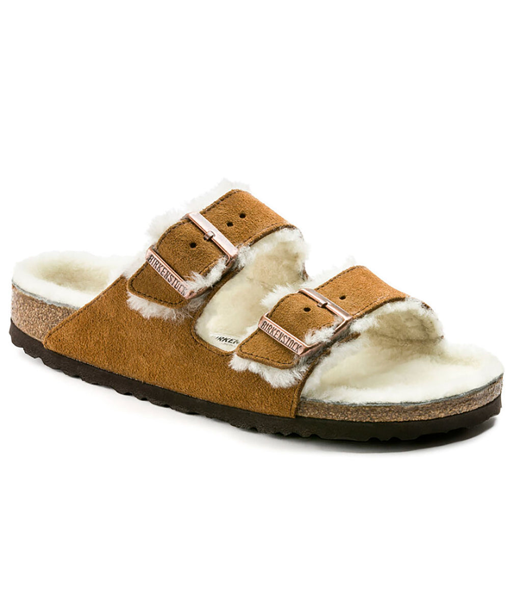 BIRKENSTOCK, Arizona Shearling Teddy Sandals, Women