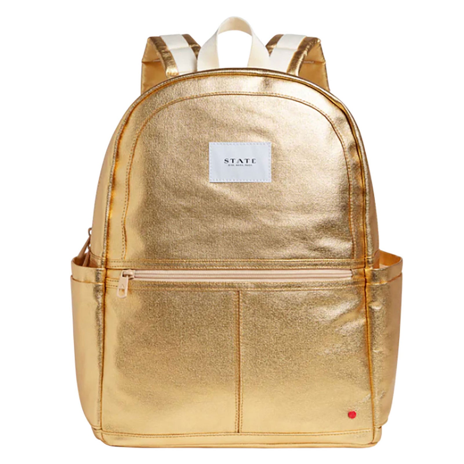 State Bags Kane Kids Double Pocket Large Backpack Gold Accessories State bags Gold