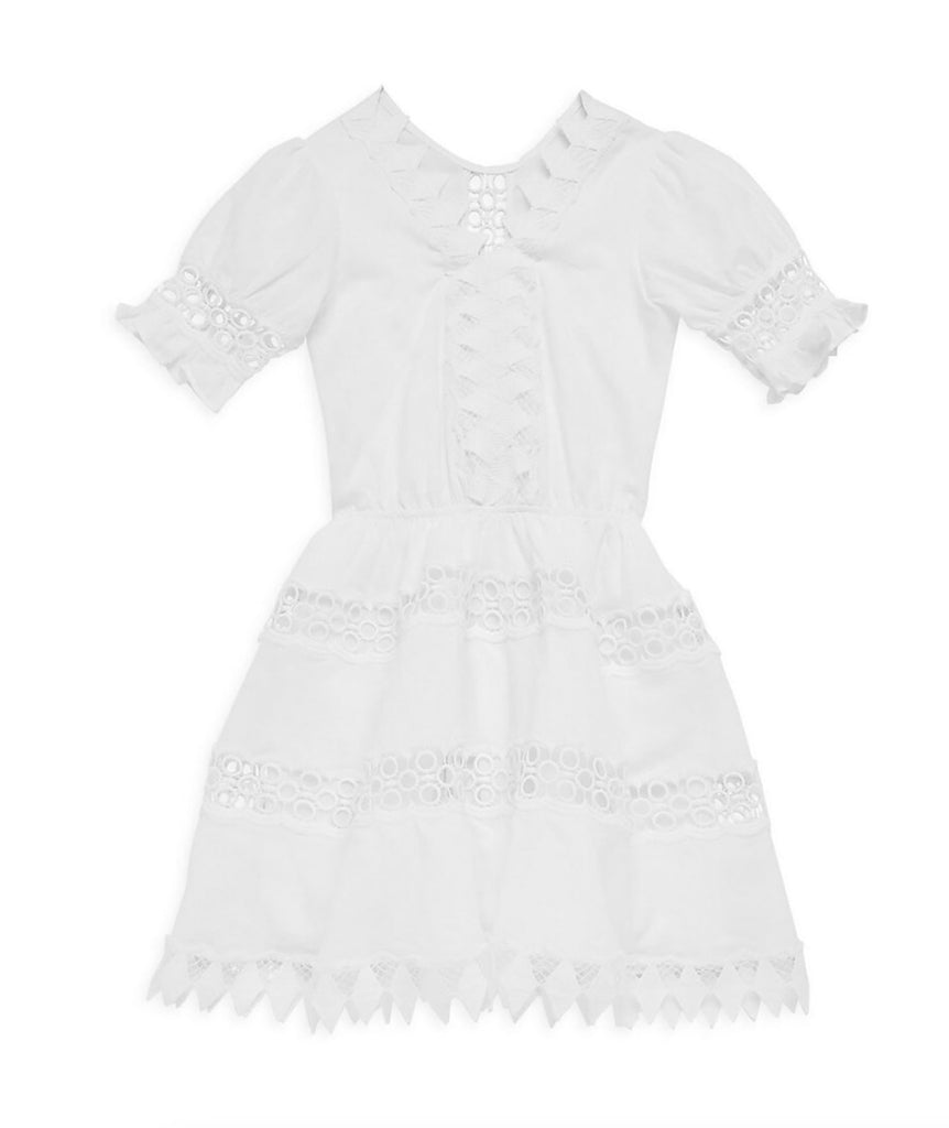 Peixoto Girls Ora Dress Girls Casual Dresses Peixoto White Y/S (7/8) 