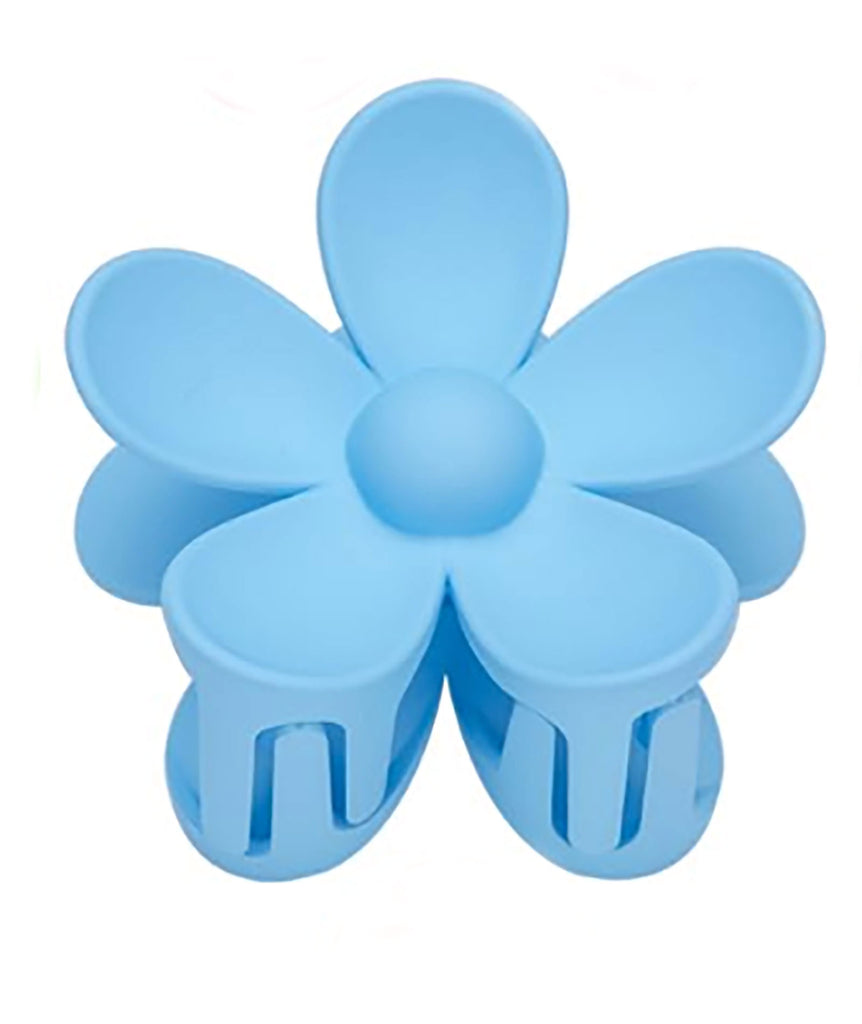 Round Daisy Hair Clips Accessories Frankie's Exclusives Blue  
