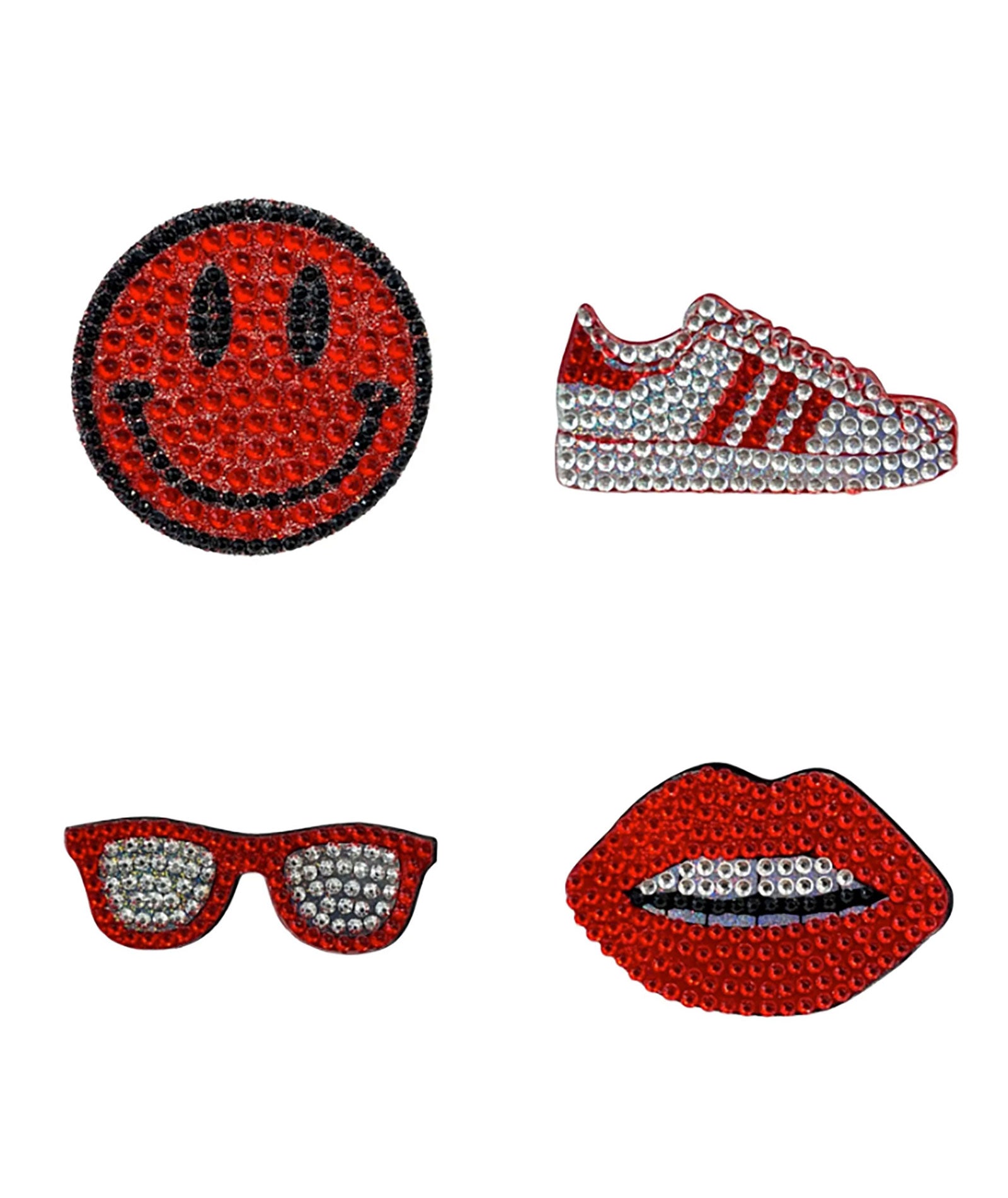 Sticker Beans Red Spirit Set of 4 Stickers Accessories Sticker Beans Red