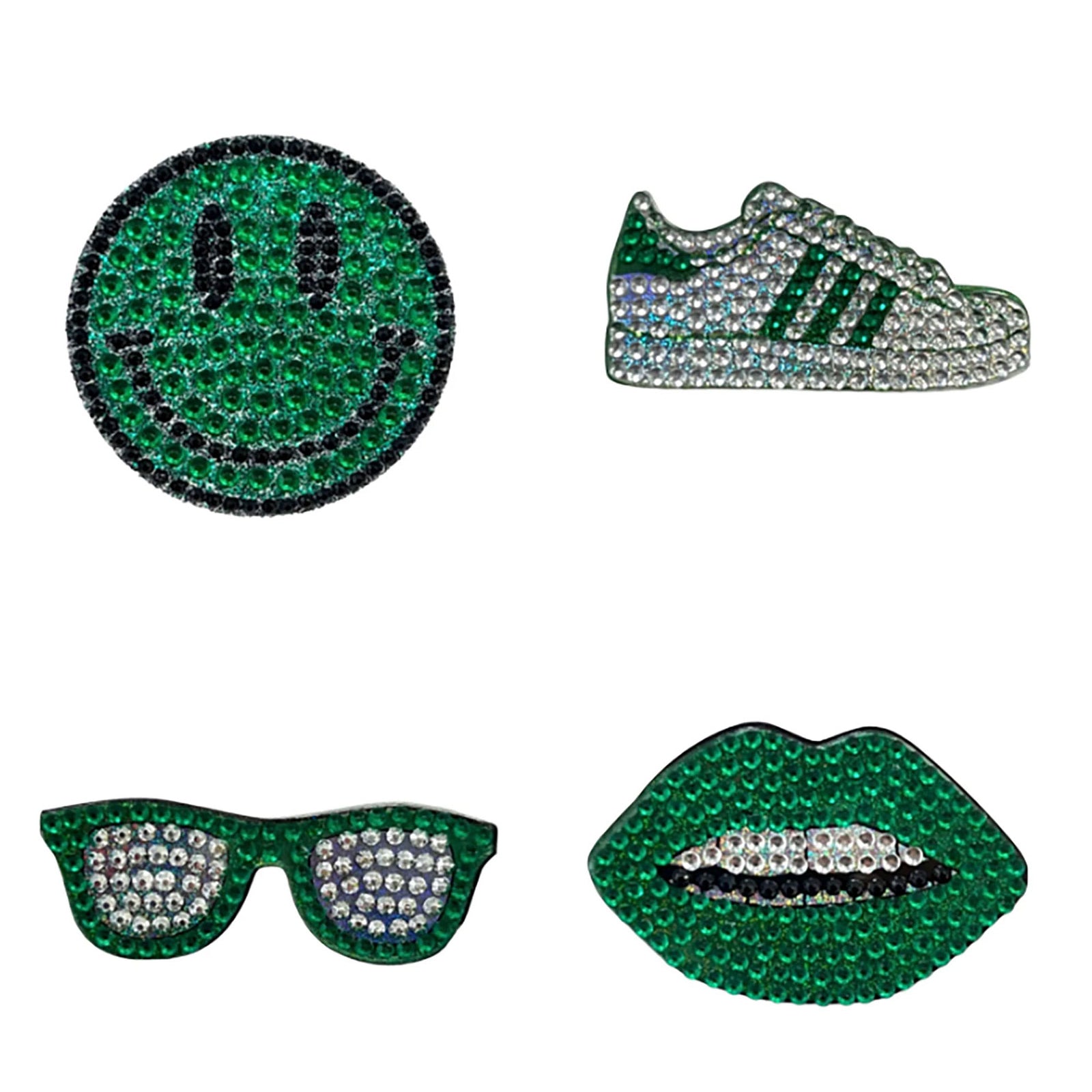 Sticker Beans Green Spirit Set of 4 Stickers Accessories Sticker Beans Green