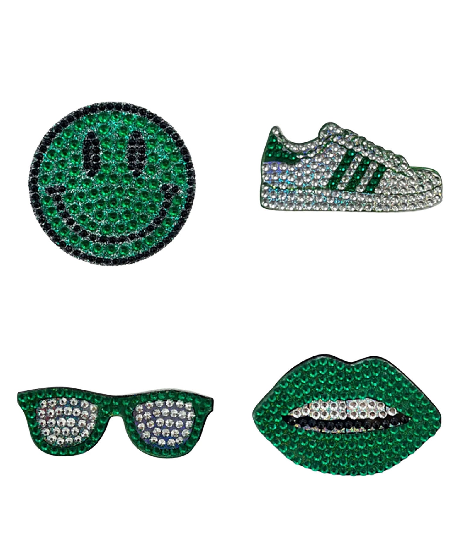 Sticker Beans Green Spirit Set of 4 Stickers Accessories Sticker Beans Green