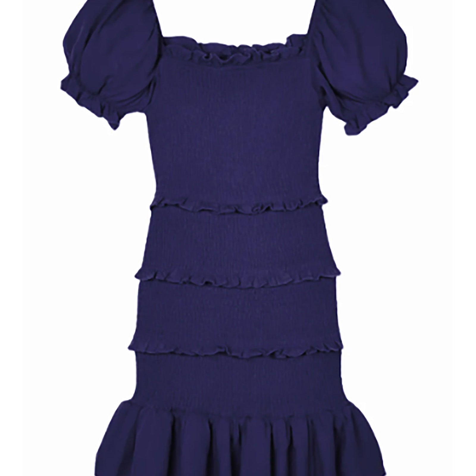 Katie J NYC Girls Laila Dress Girls Casual Dresses Katie J NYC Evening Blue Y/S (7/8)