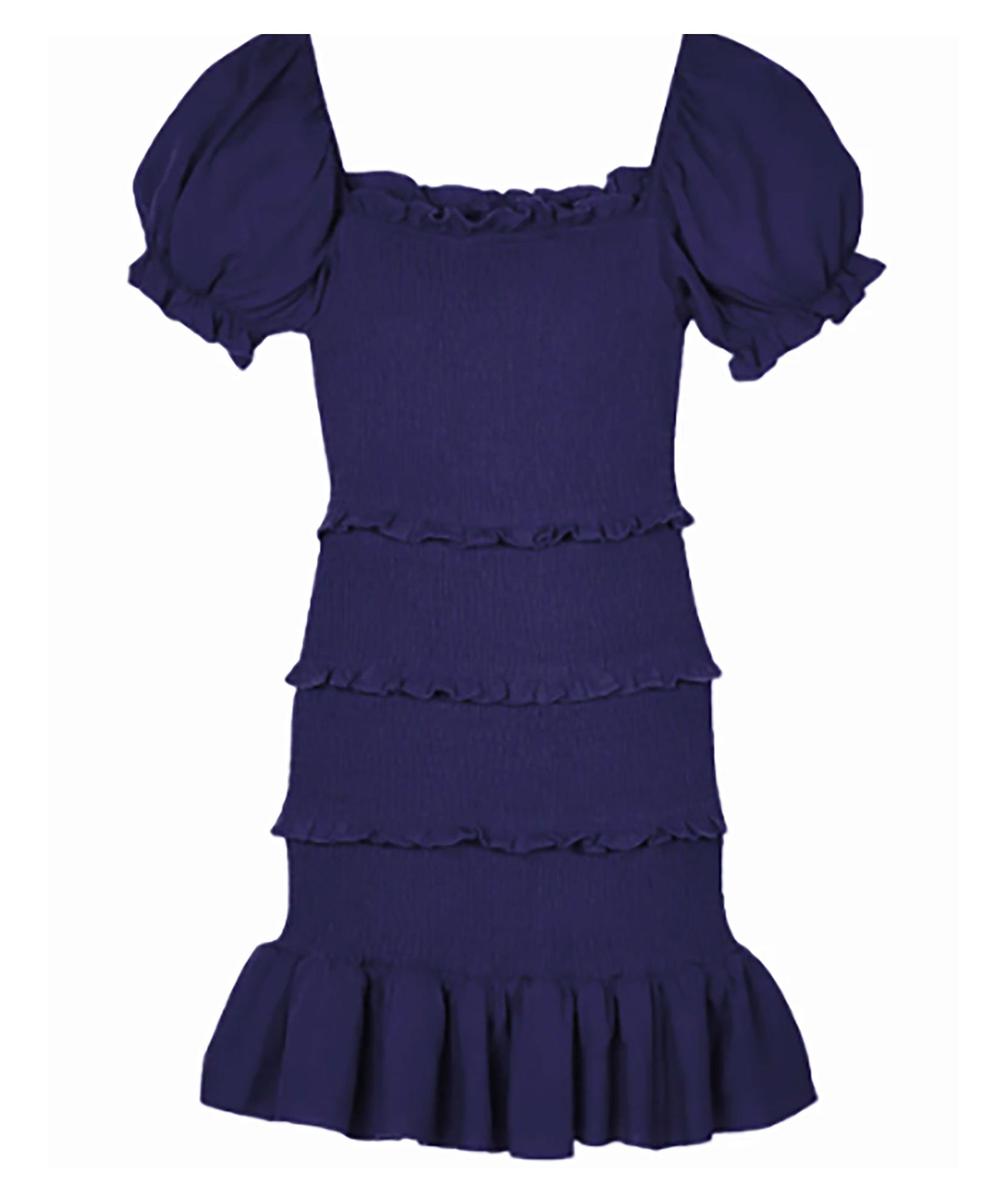 Katie J NYC Girls Laila Dress Girls Casual Dresses Katie J NYC Evening Blue Y/S (7/8)