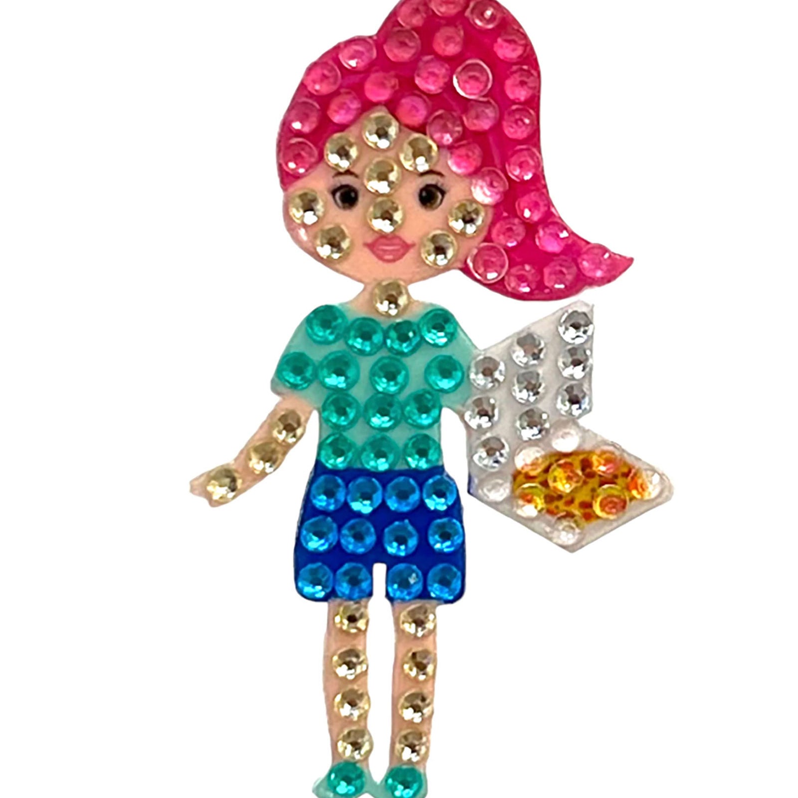 Sticker Beans Pizza Girl Sticker Accessories Sticker Beans Multi