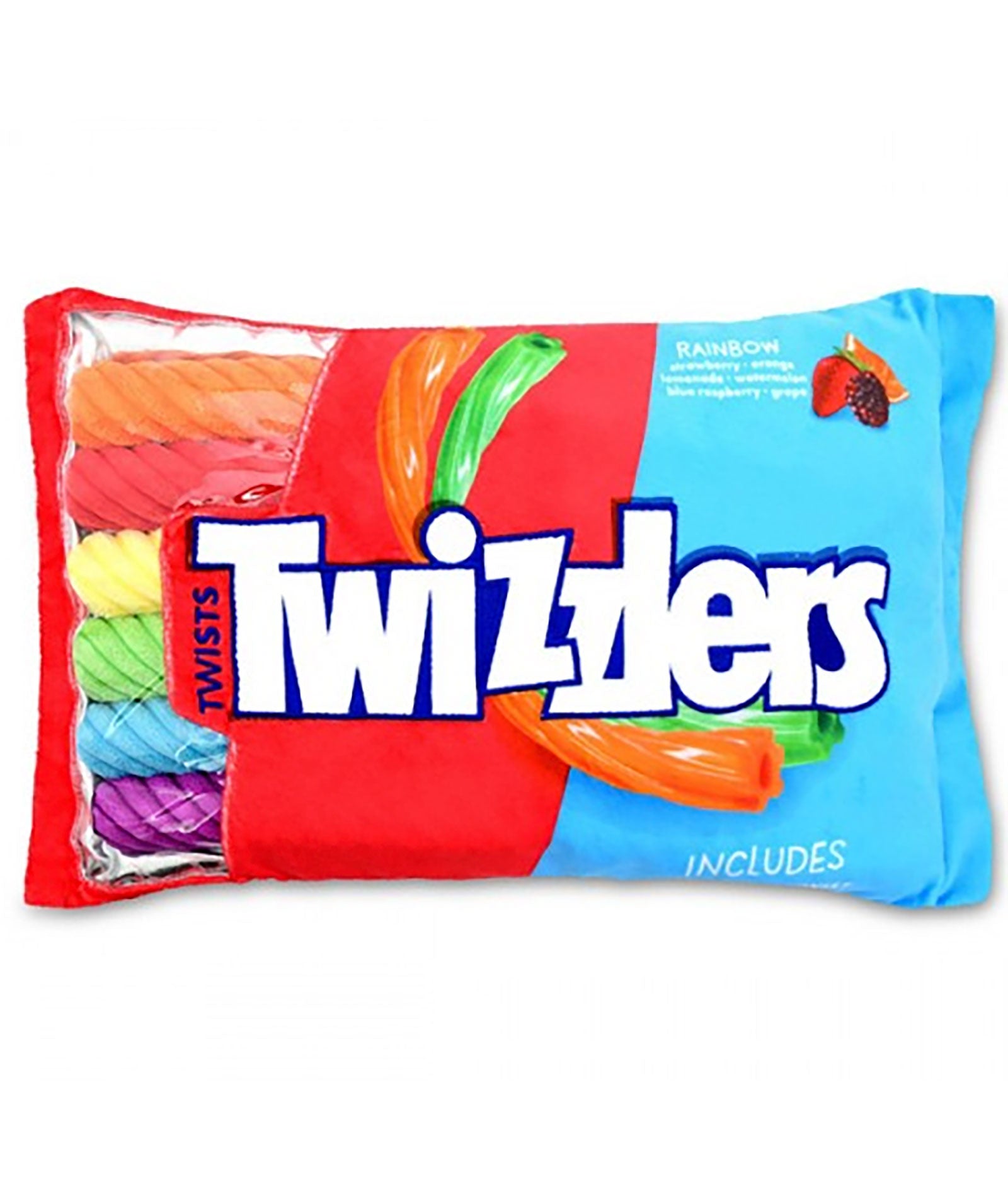 Rainbow Twizzler Pillow Accessories iScream Multi