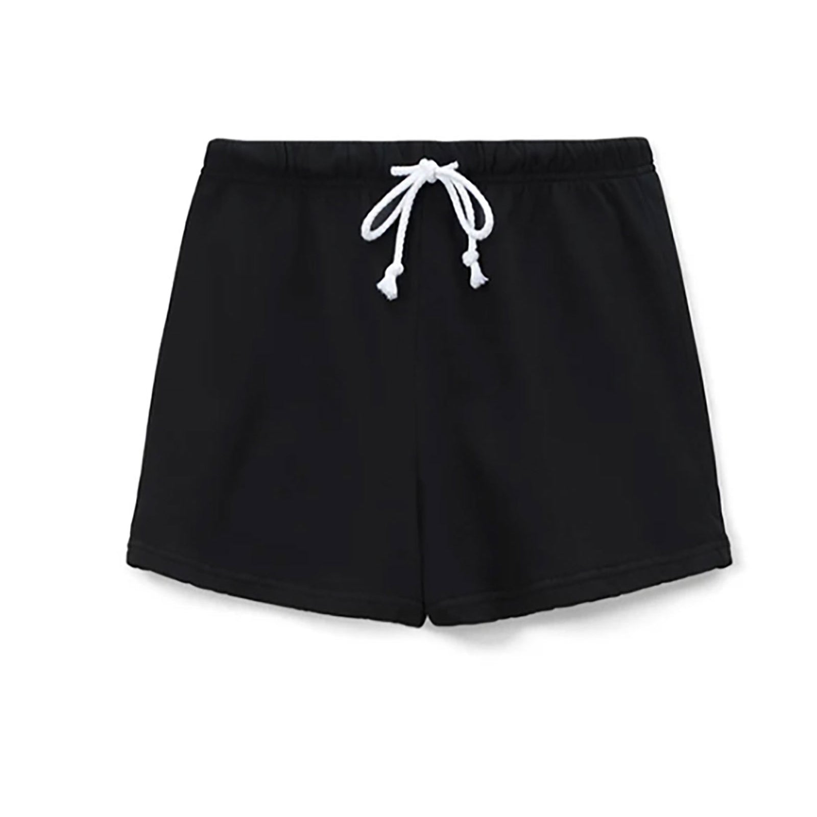 Perfect White Tee Women Layla French Terry Sweat Shorts Womens Casual Bottoms Perfect White Tee True Black Juniors/Women XS