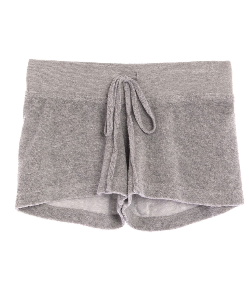 Hard Tail Girls Terry Shorts Girls Casual Bottoms Hard Tail Grey Y/S (7/8) 