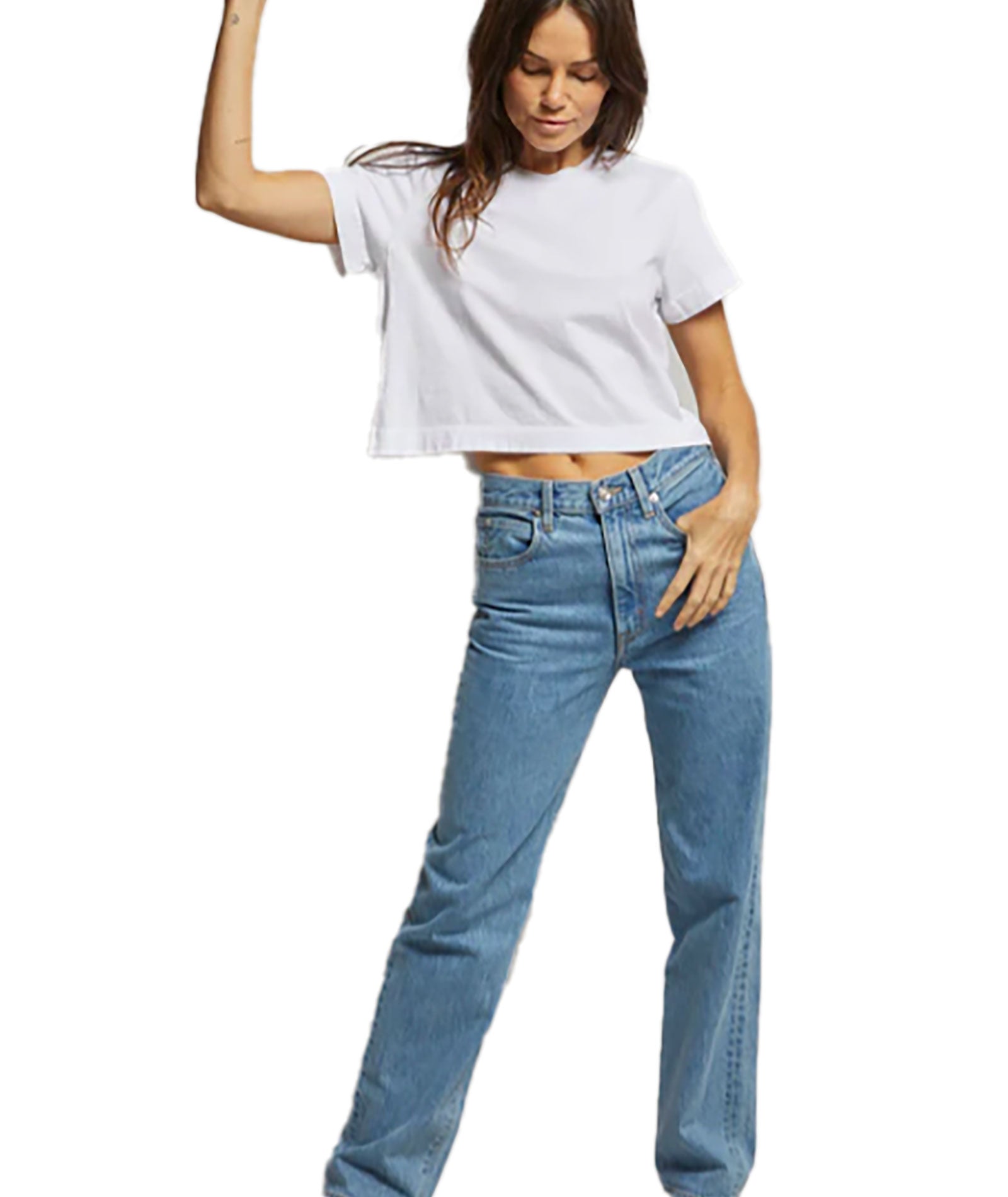 Perfect White Tee Women Cher Crew Tee Womens Casual Tops Perfect White Tee White Juniors/Women XS