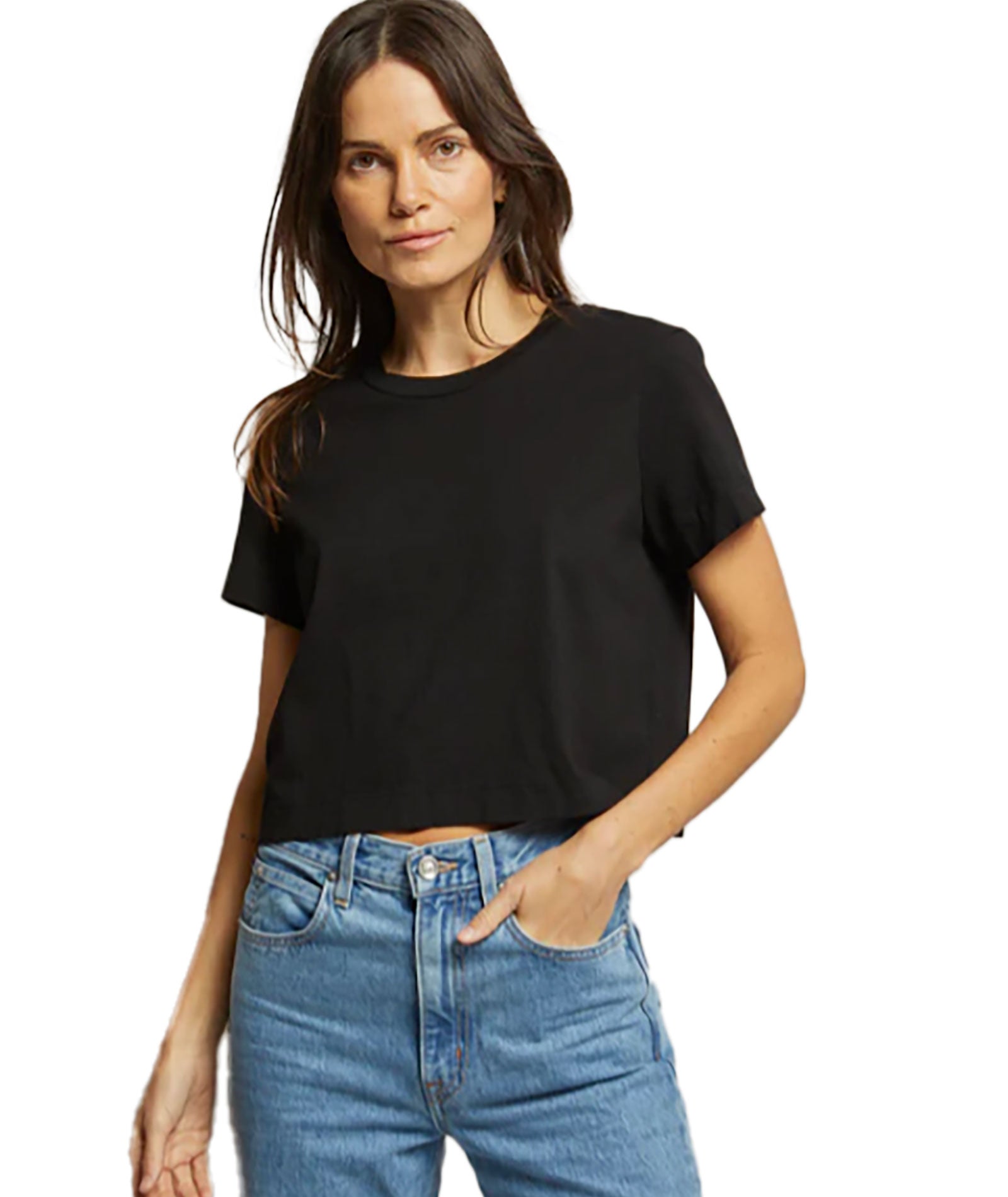 Perfect White Tee Women Cher Crew Tee Womens Casual Tops Perfect White Tee True Black Juniors/Women XS