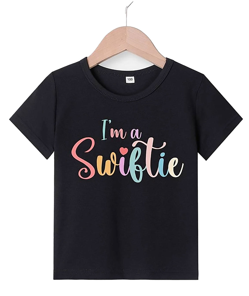 I'm a Swiftie Kids Kids Tee Girls Casual Tops Frankie's Exclusives   
