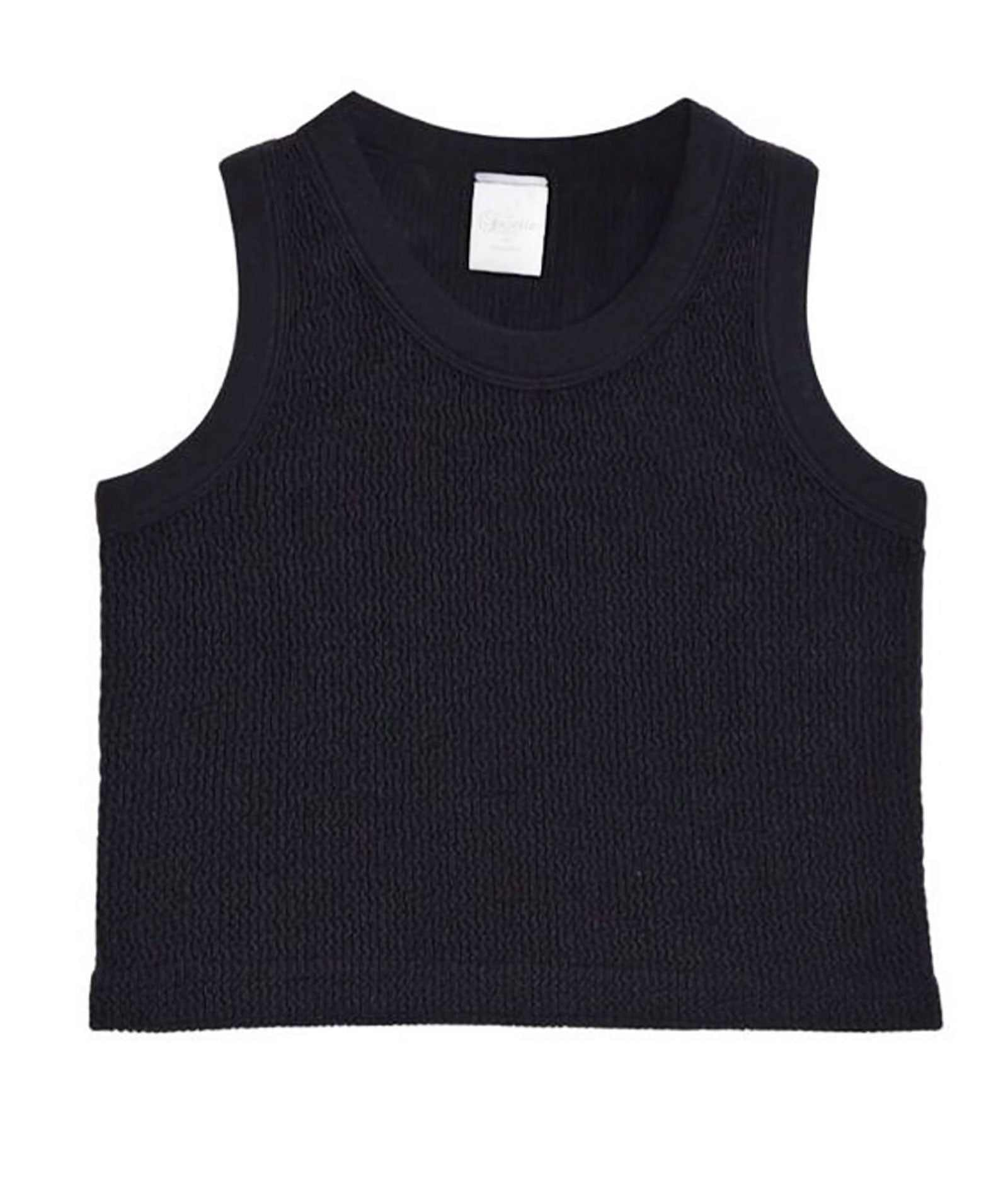 Rosie Smocked Tank Girls Distressed/seasonal girls Suzette Black Y S/M (8-10)