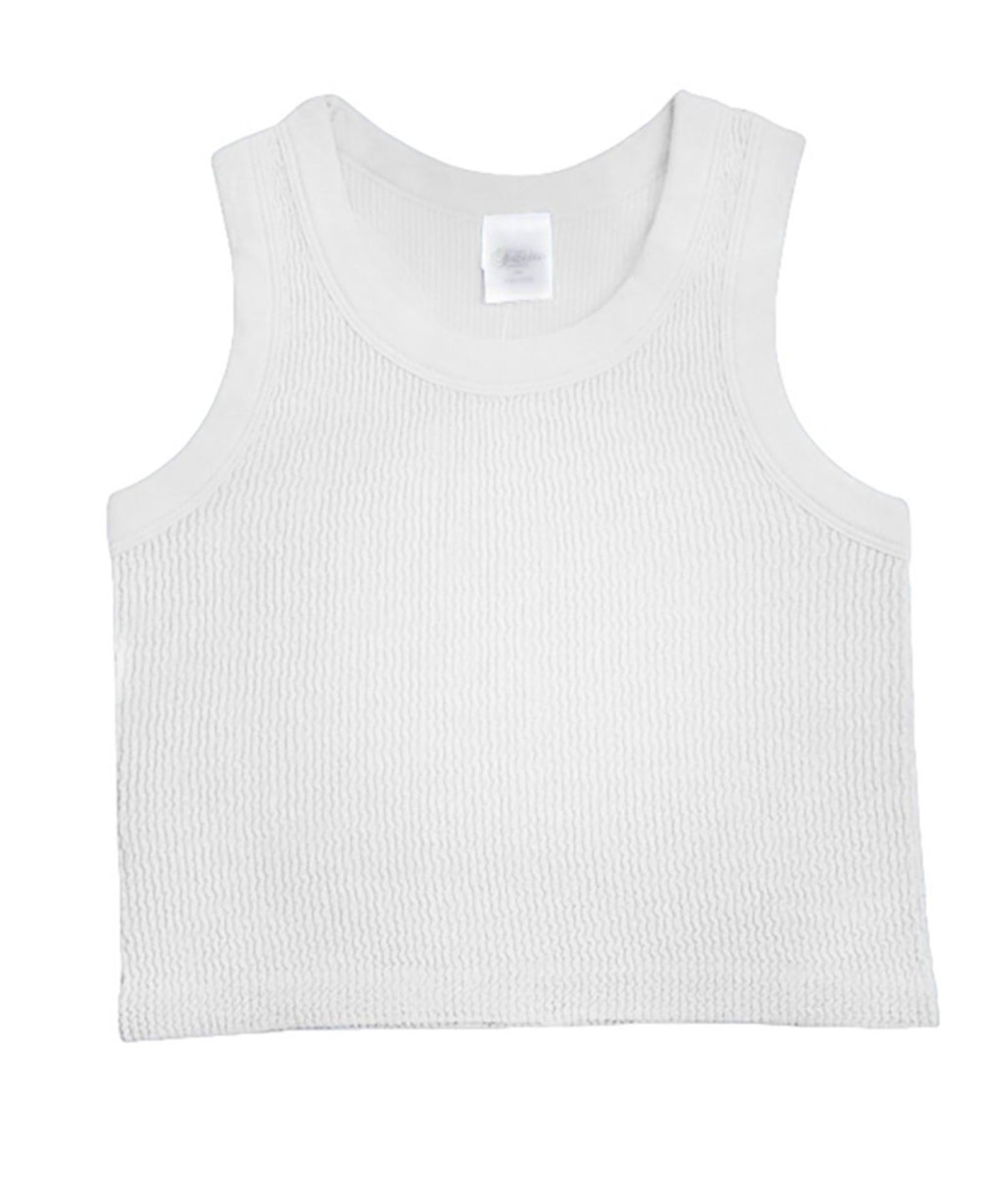 Rosie Smocked Tank Girls Distressed/seasonal girls Suzette White Y S/M (8-10)