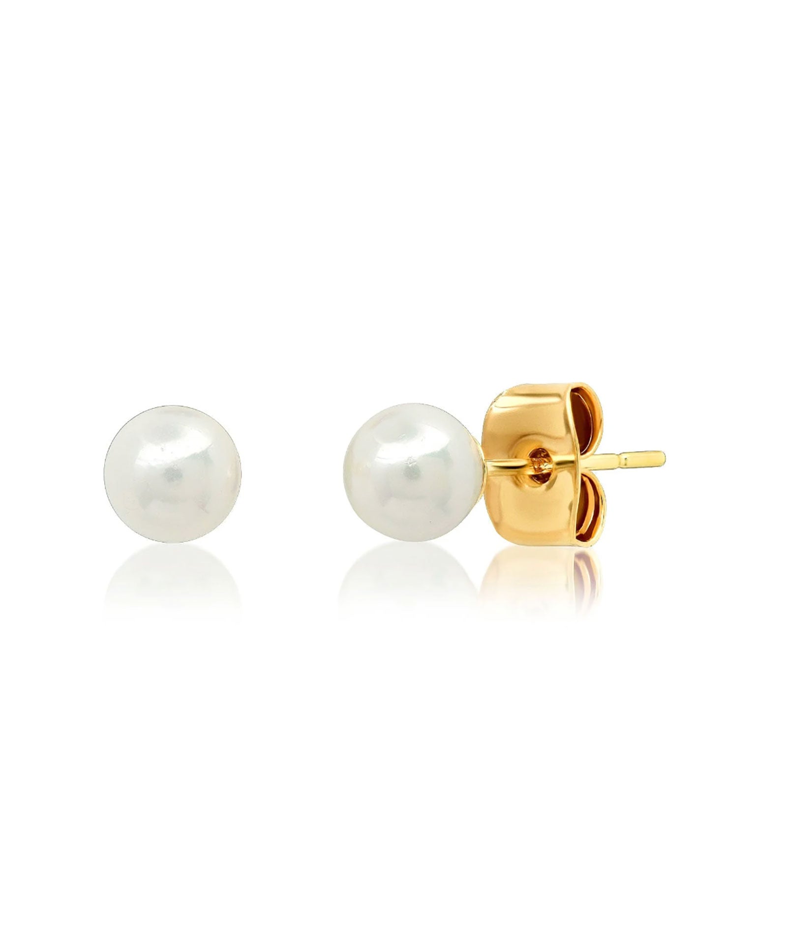 TAI Small Fresh Water Pearl Studs Jewelry - Trend TAI