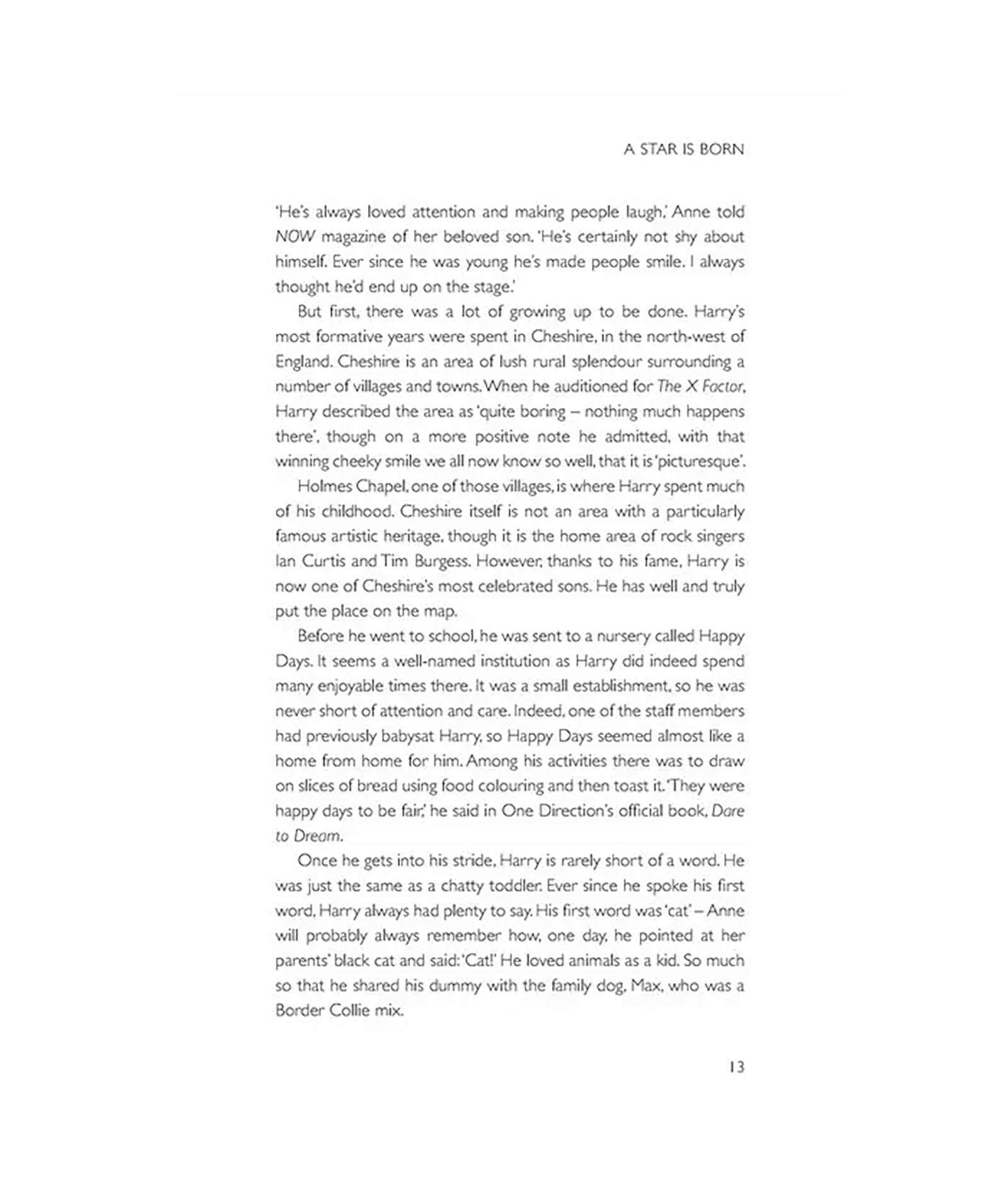 Harry Styles: The Unauthorized Biography Distressed/seasonal gifts Frankie's Exclusives