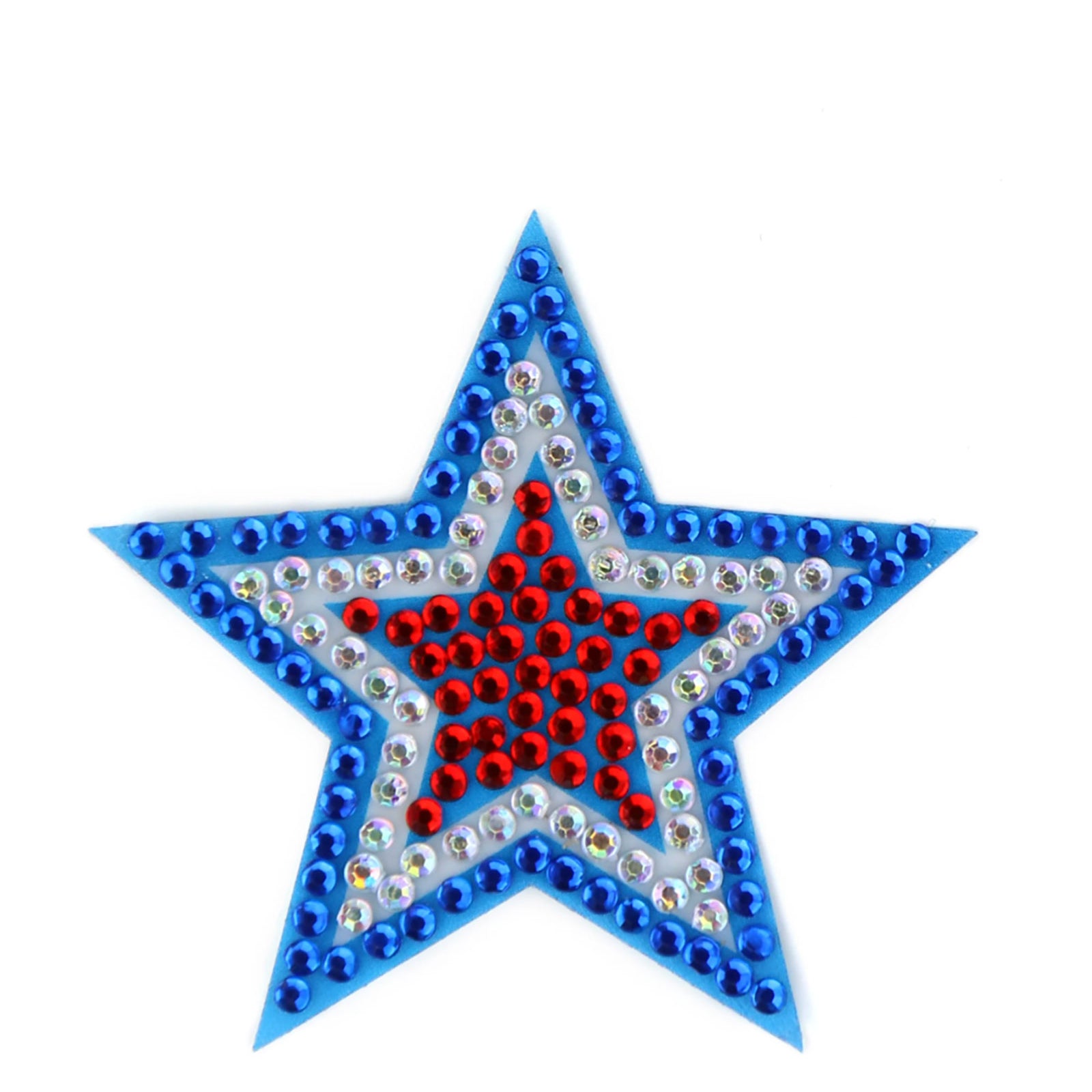 Sticker Beans Red White Blue Star Sticker Accessories Sticker Beans Multi