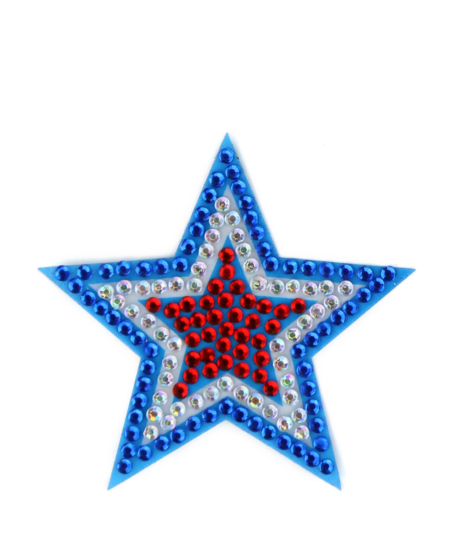 Sticker Beans Red White Blue Star Sticker Accessories Sticker Beans Multi