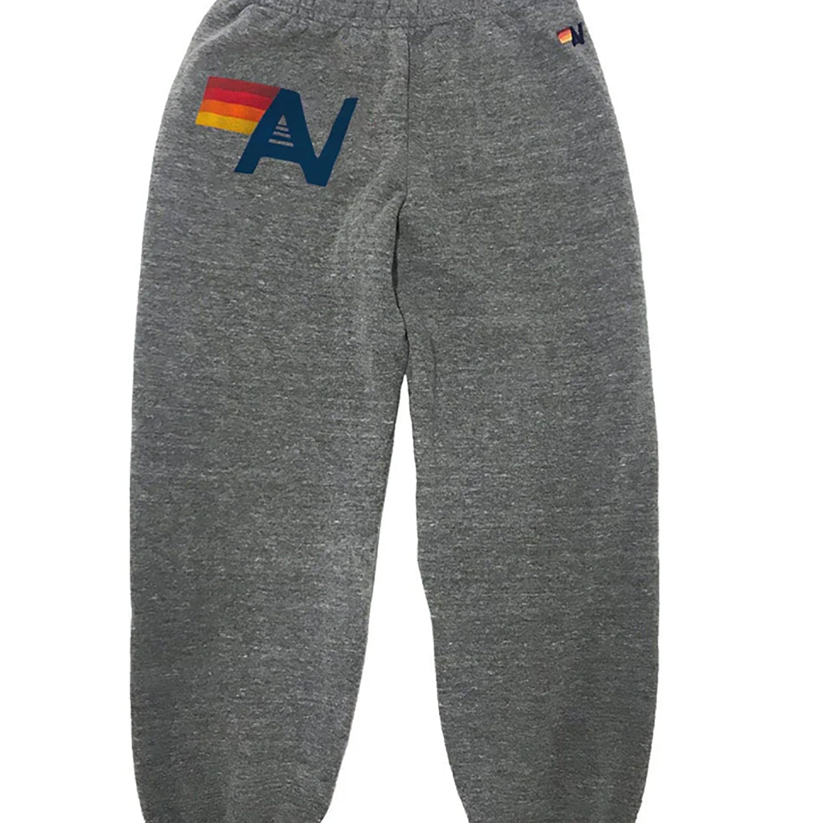 Aviator Nation Kids Logo Sweatpants Girls Casual Bottoms Aviator Nation Heather Grey Y/6