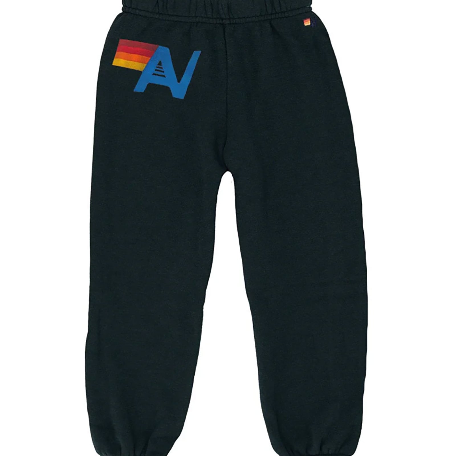 Aviator Nation Kids Logo Sweatpants Girls Casual Bottoms Aviator Nation Charcoal Y/6