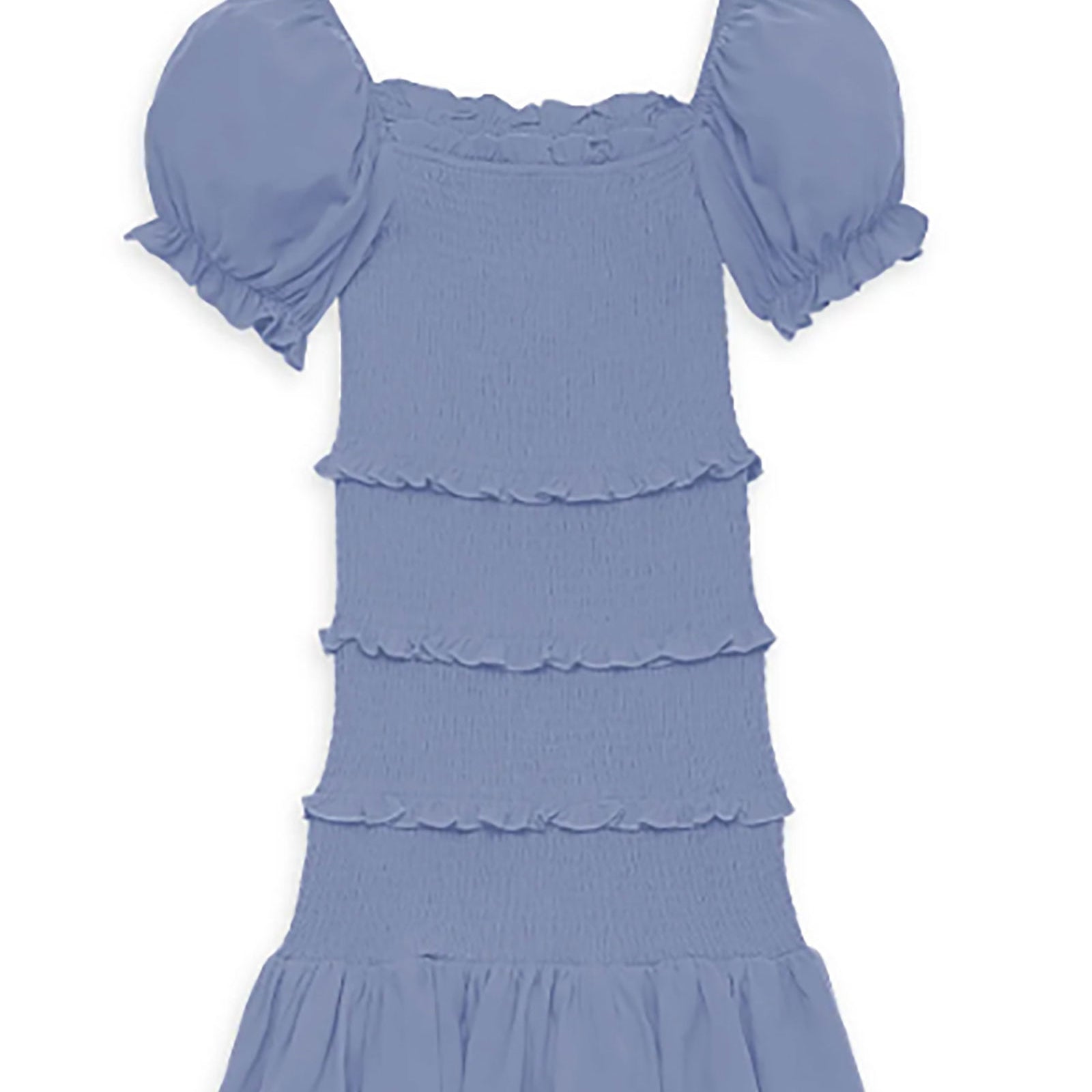 Katie J NYC Girls Laila Dress Girls Casual Dresses Katie J NYC Vintage Blue Y/S (7/8)