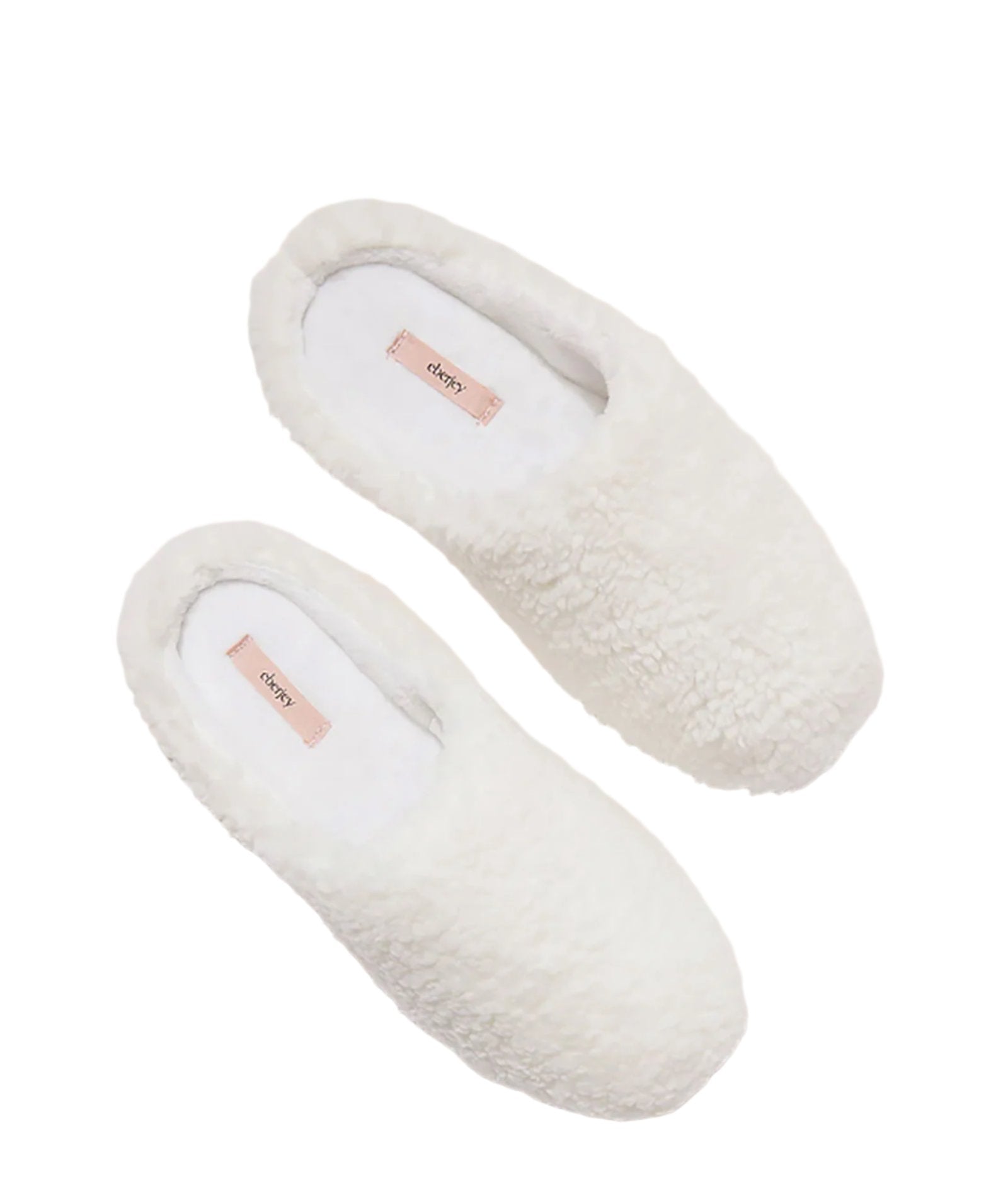 Eberjey Women Sherpa Slippers Ivory Accessories Eberjey Ivory Shoes/5-6