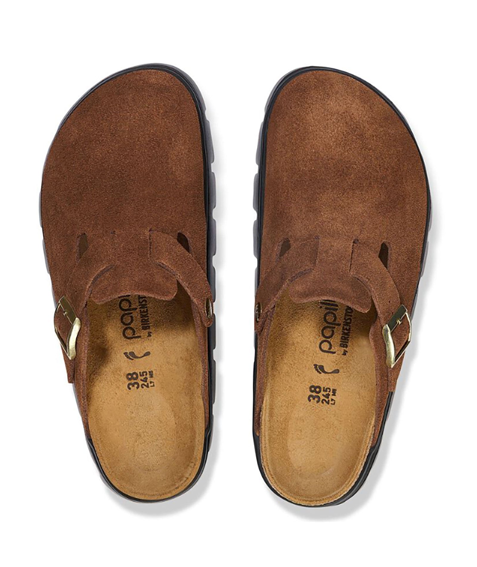 Birkenstock Boston Chunky Dark Tea - Narrow Fit Accessories Birkenstock